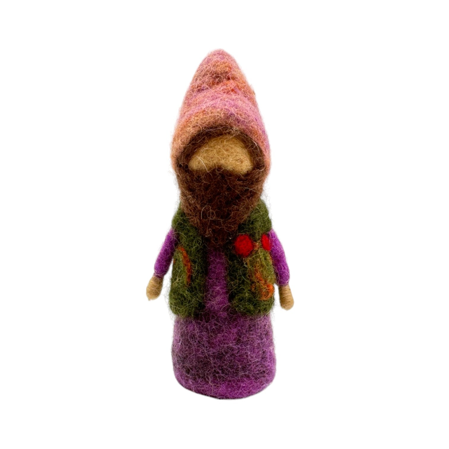**Pre-order (Ships in 2-3 Weeks)**Handmade in Nepal 100% Wool Felt Foods Play Set for Pretend Cooking and Farmer's Market Play