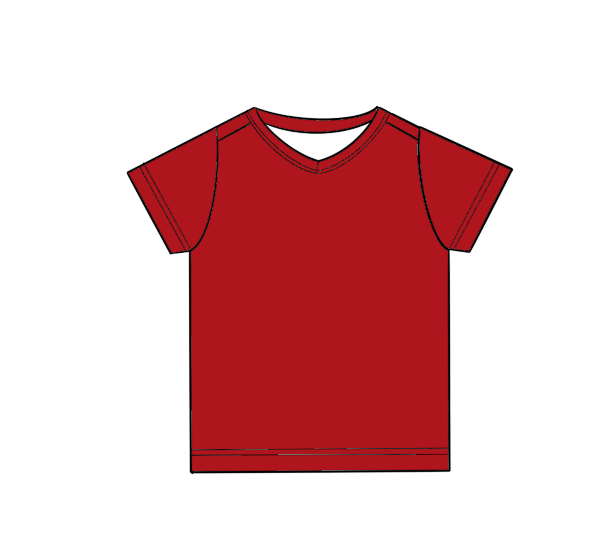 Short Sleeve Adult Lounge Top- Ready to Ship