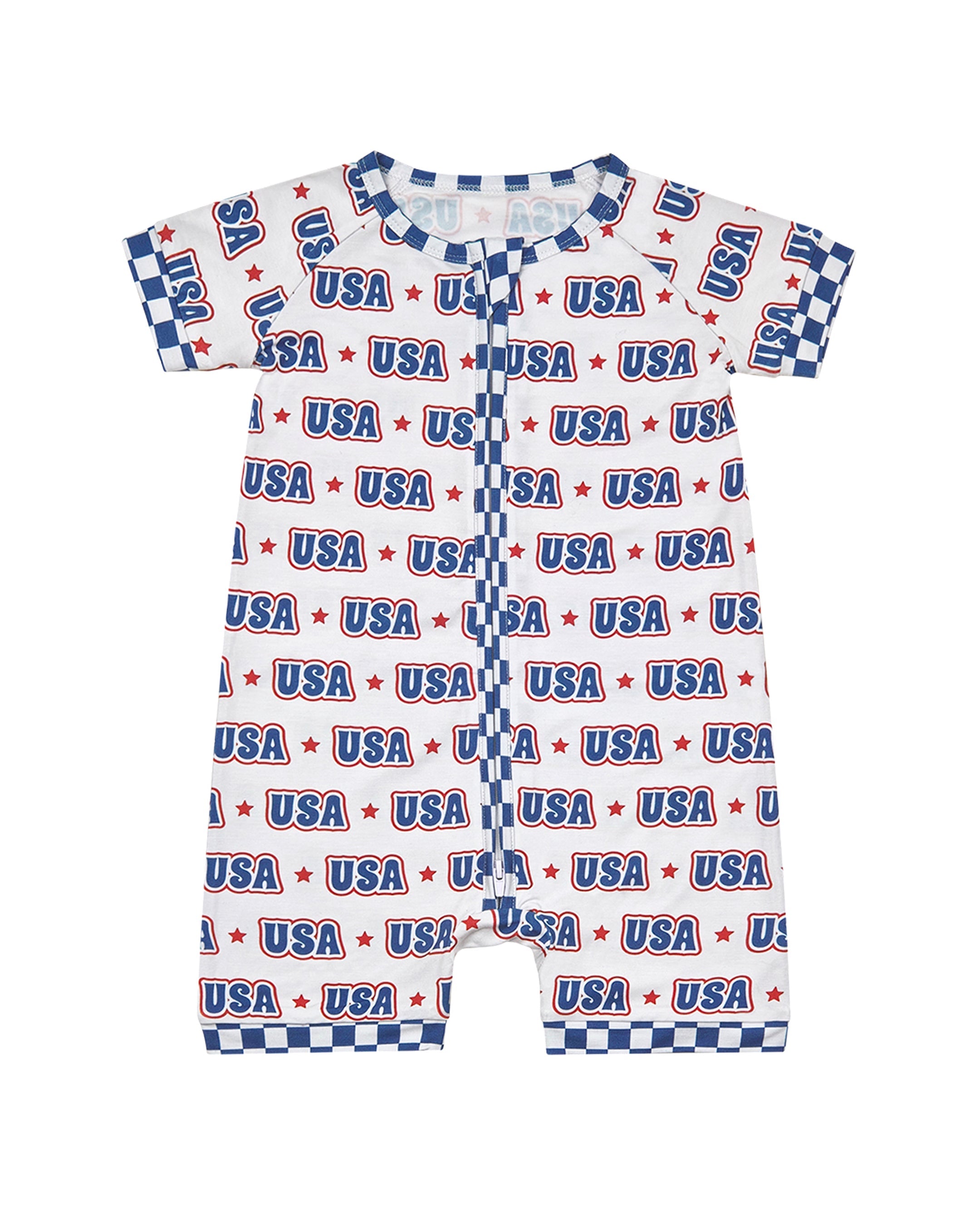 Bamboo Shorty Romper | USA