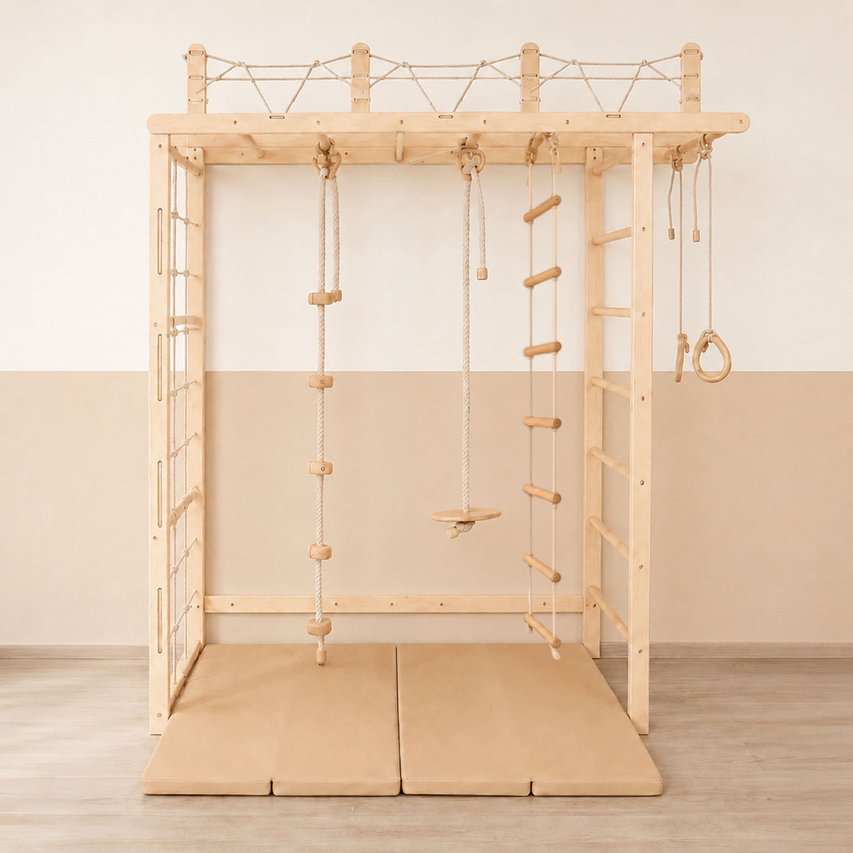 Wooden Climbing Gym
