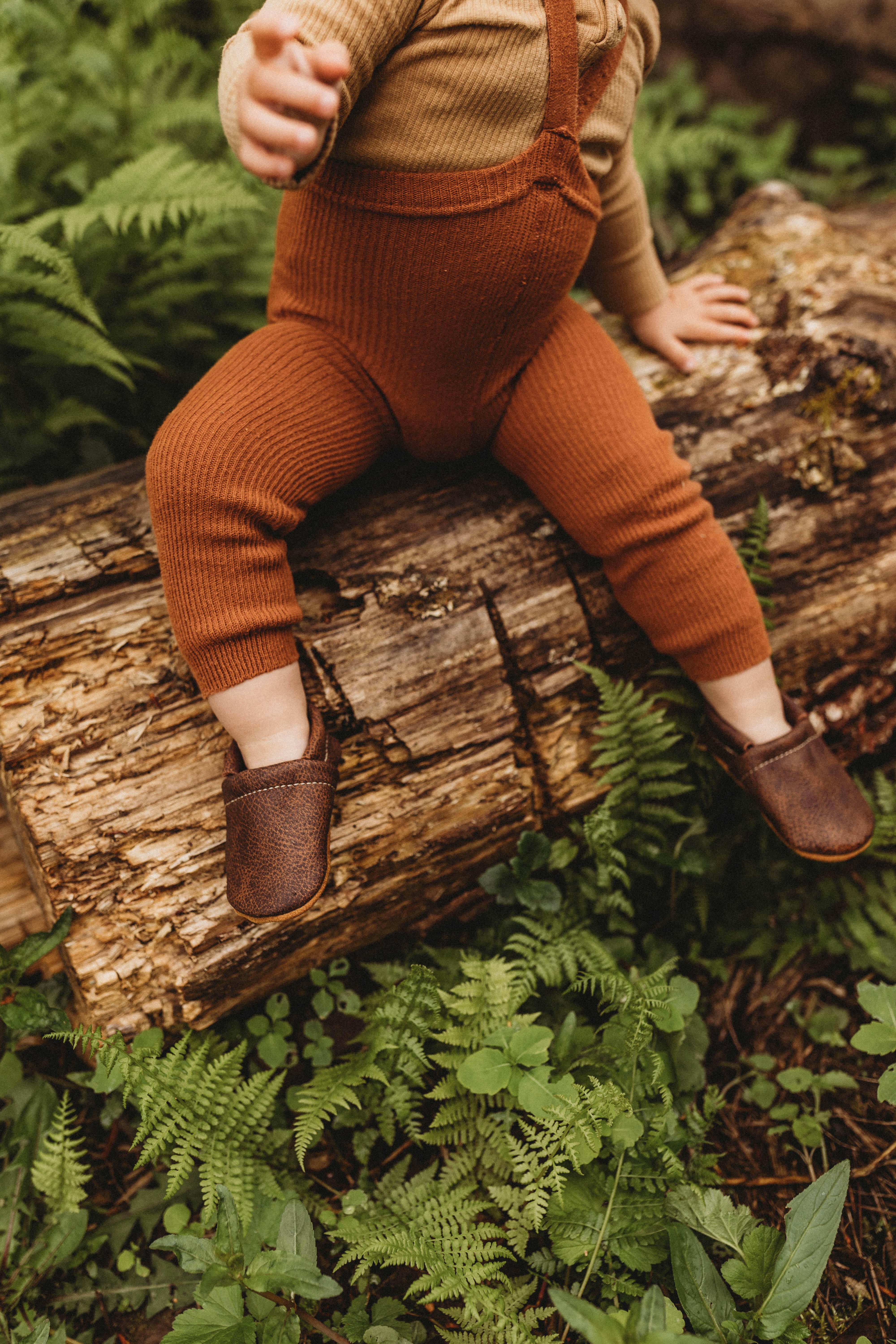 Sable LOAFERS Leather Shoes Baby and Toddler Baby Shoes Starry Knight Design sable 00 (tiny)3.65"