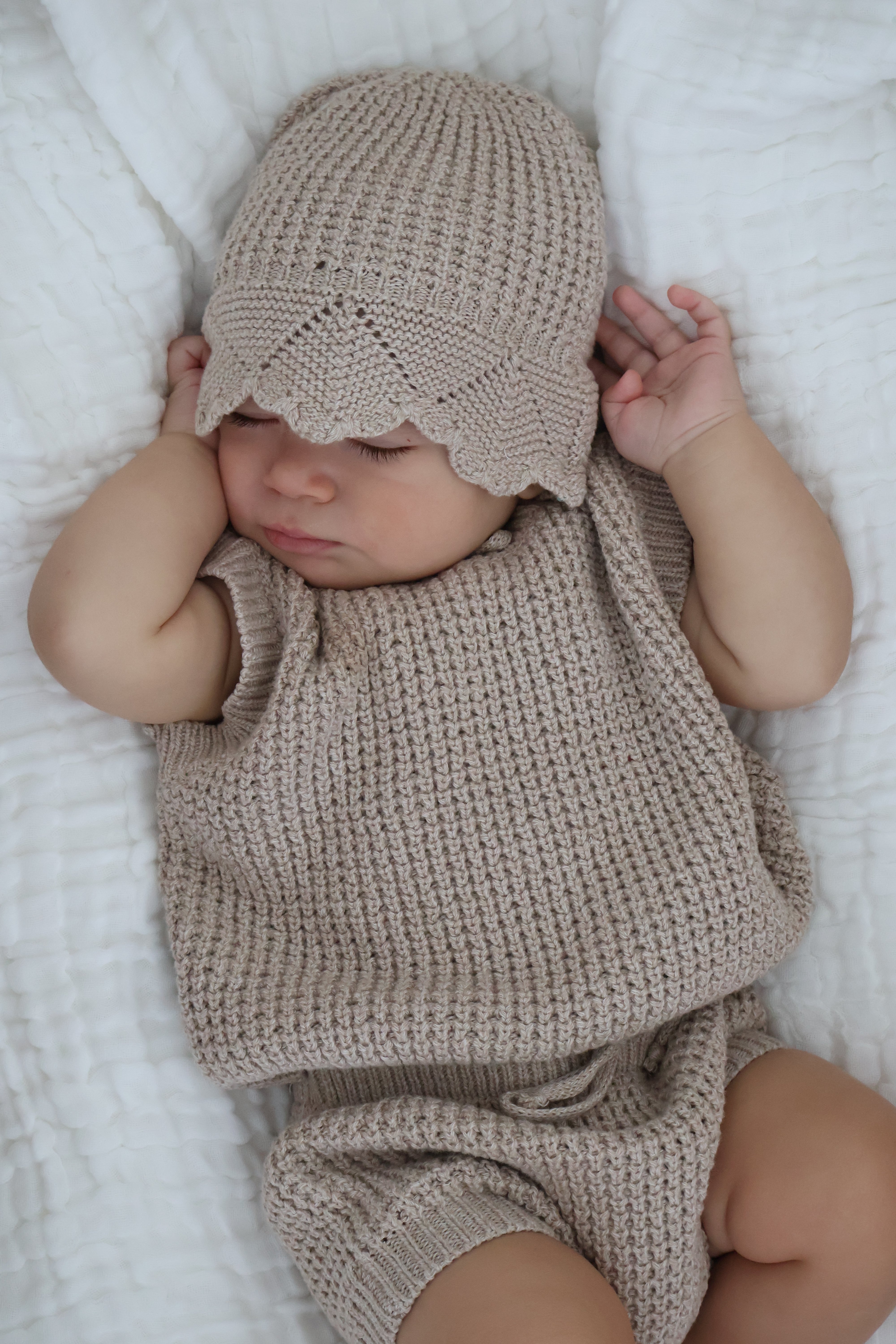 Luna + Luca Summer Tank Set - Heather Beige