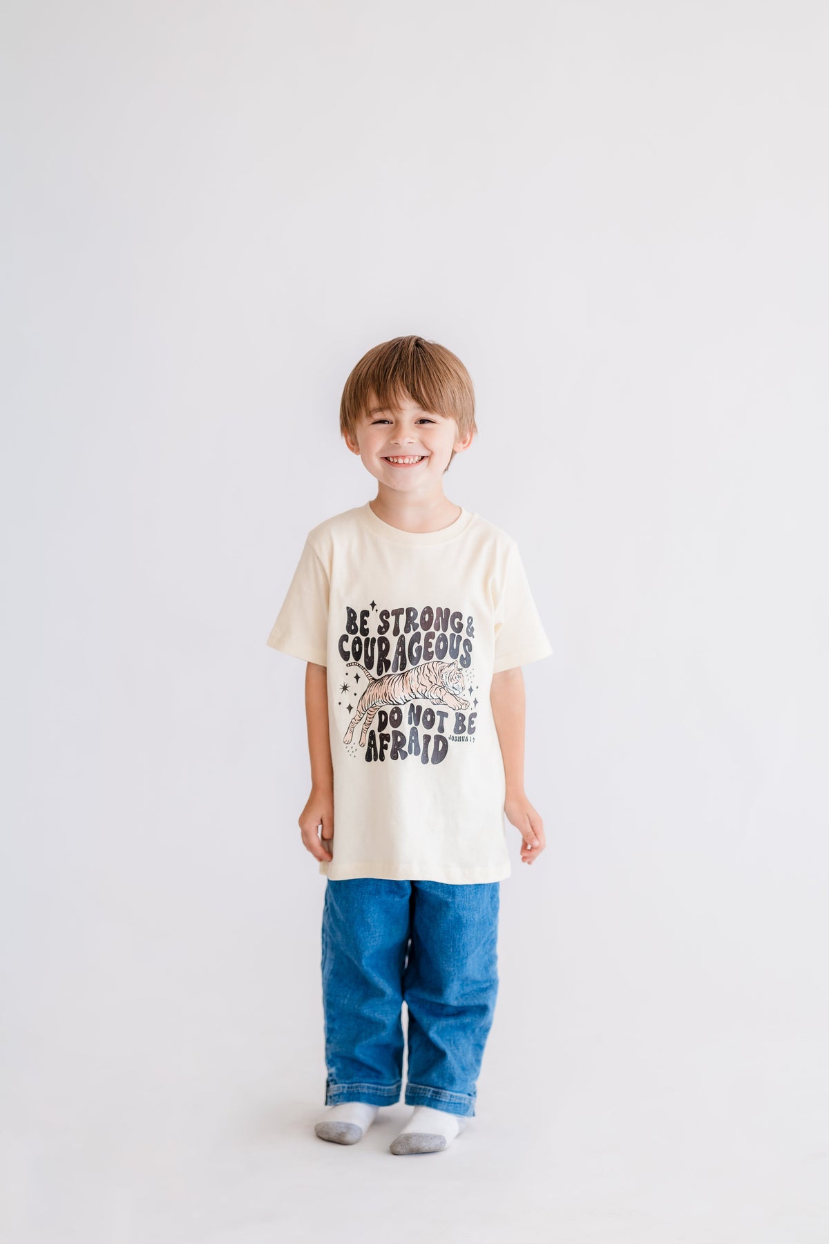 Strong & Courageous Organic Cotton Boxy Tee