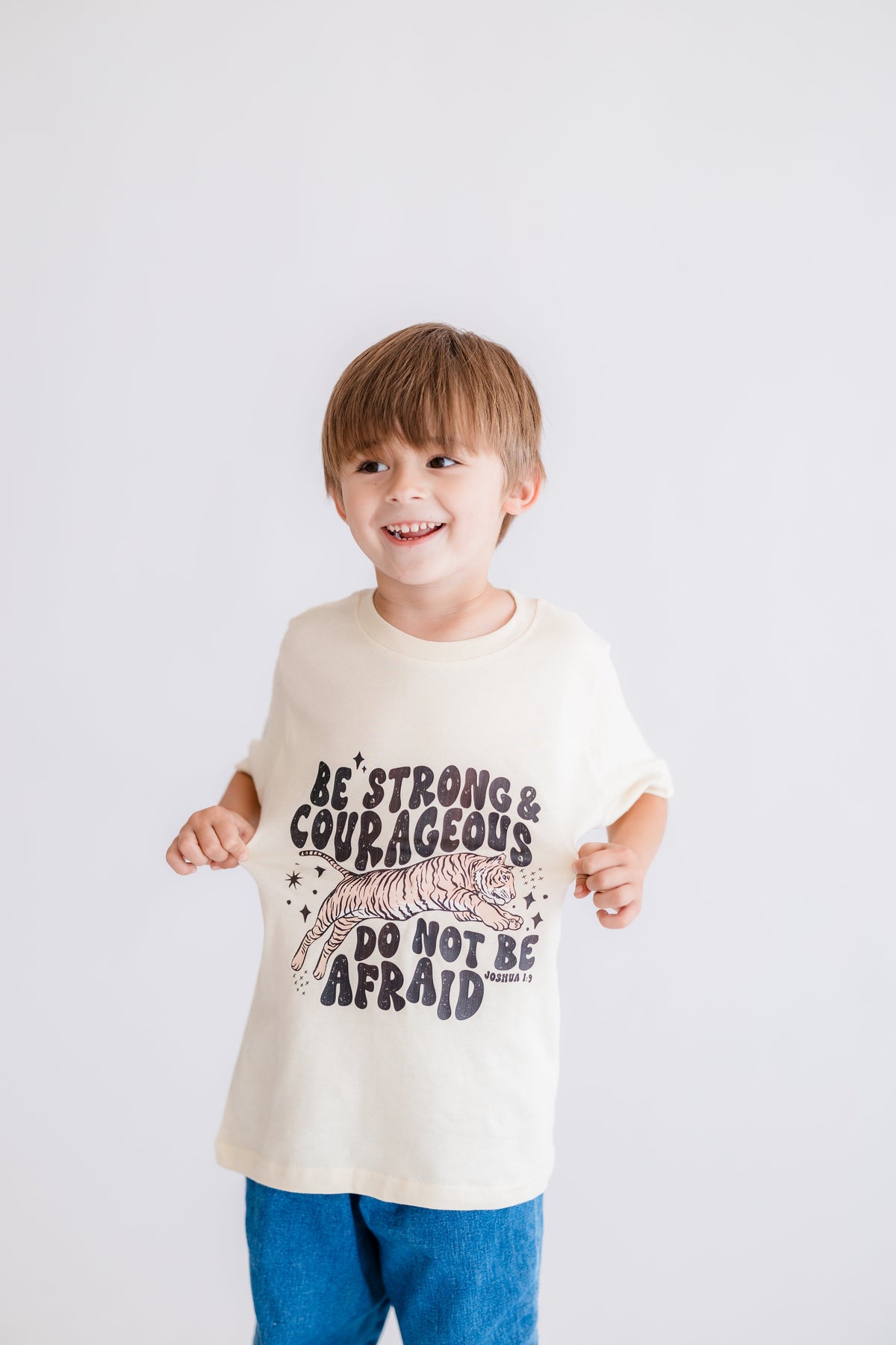 Strong & Courageous Organic Cotton Boxy Tee