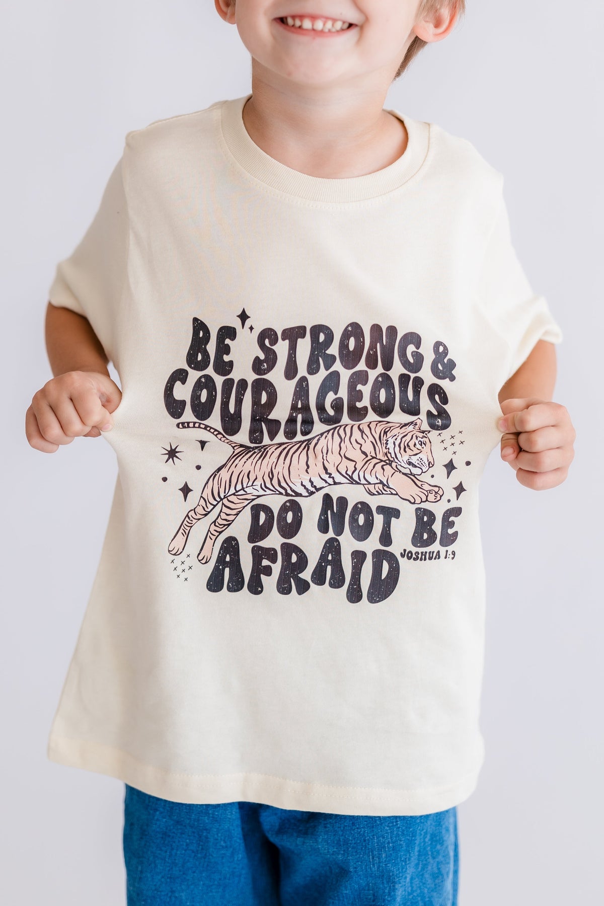 Strong & Courageous Organic Cotton Boxy Tee