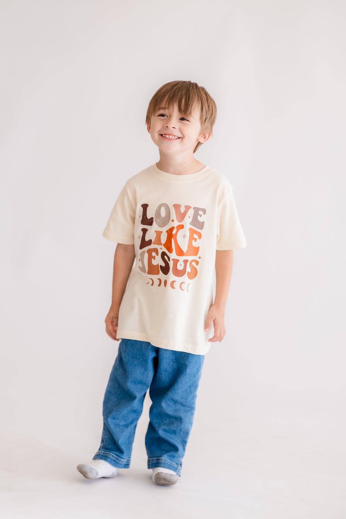 Love Like Jesus Organic Cotton Boxy Tee