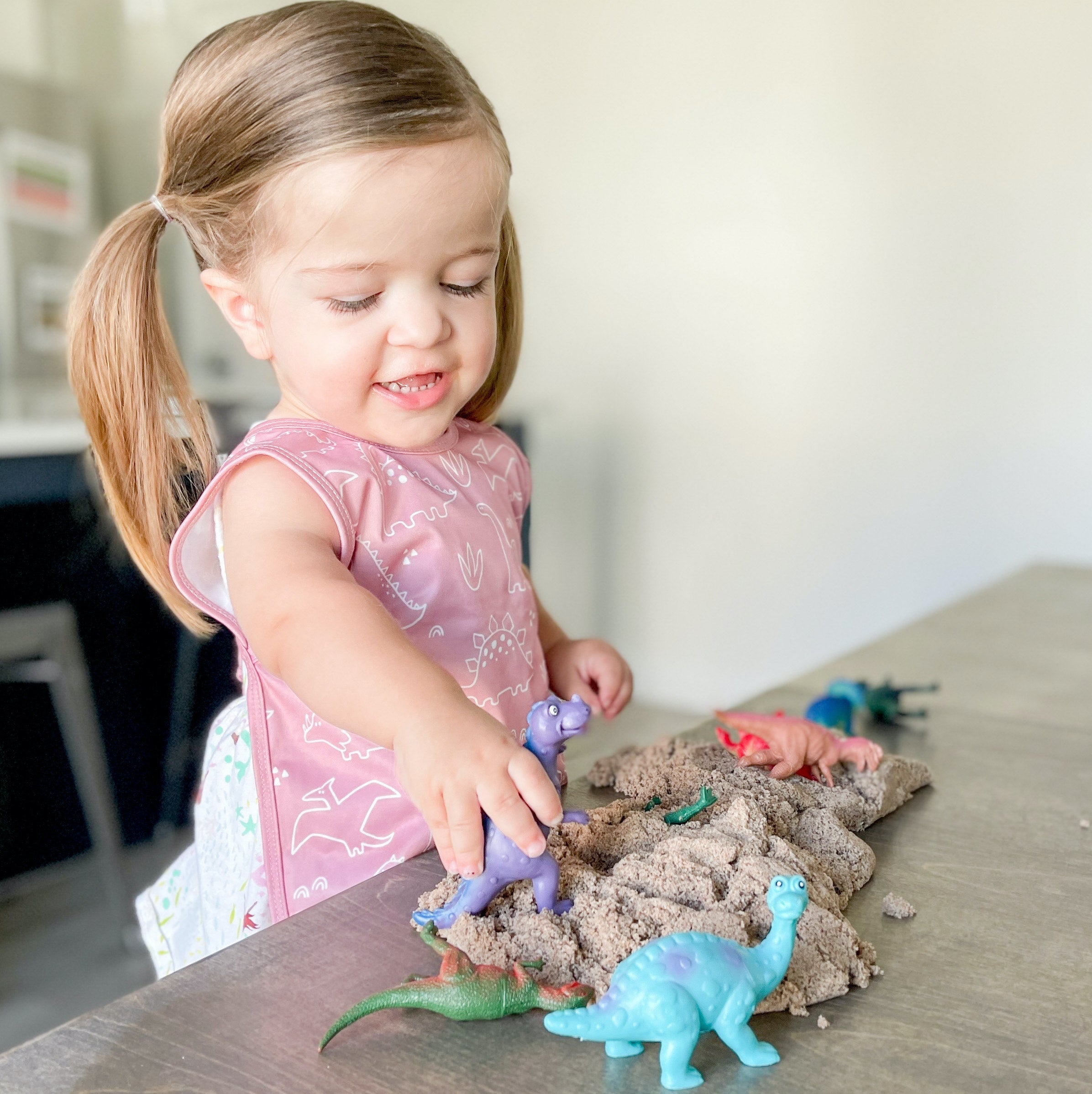 Dino Friends - Blush Bapron BapronBaby