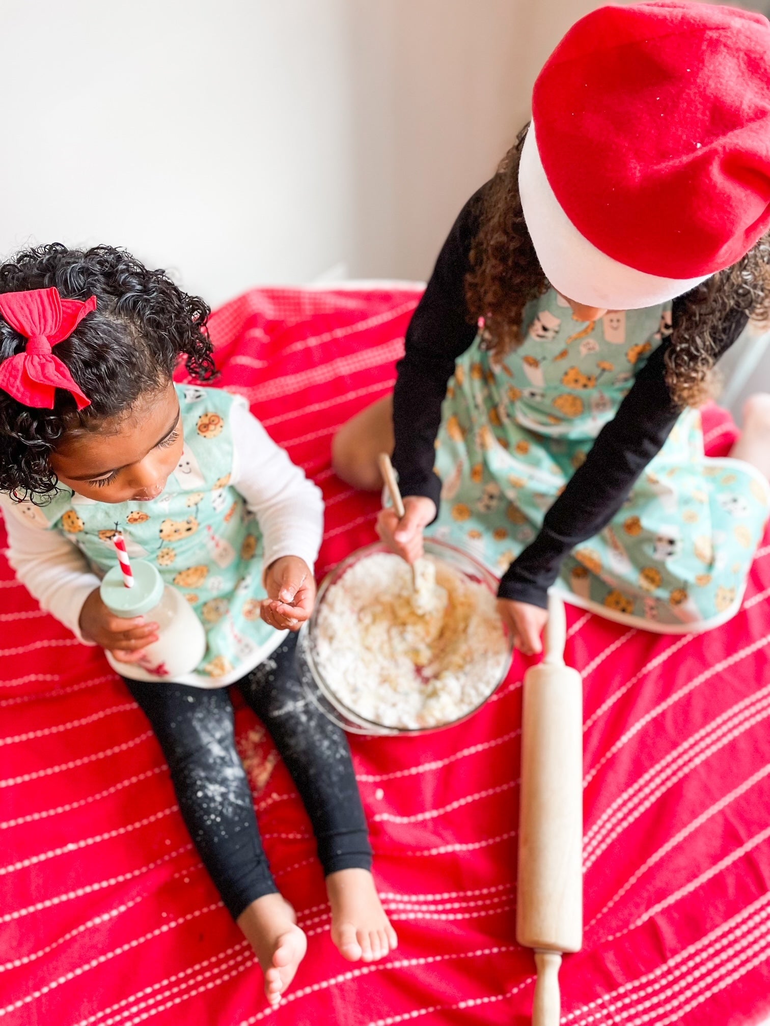 Cookies & Milk Apron - fits sizes youth small through adult 2XL BapronBaby