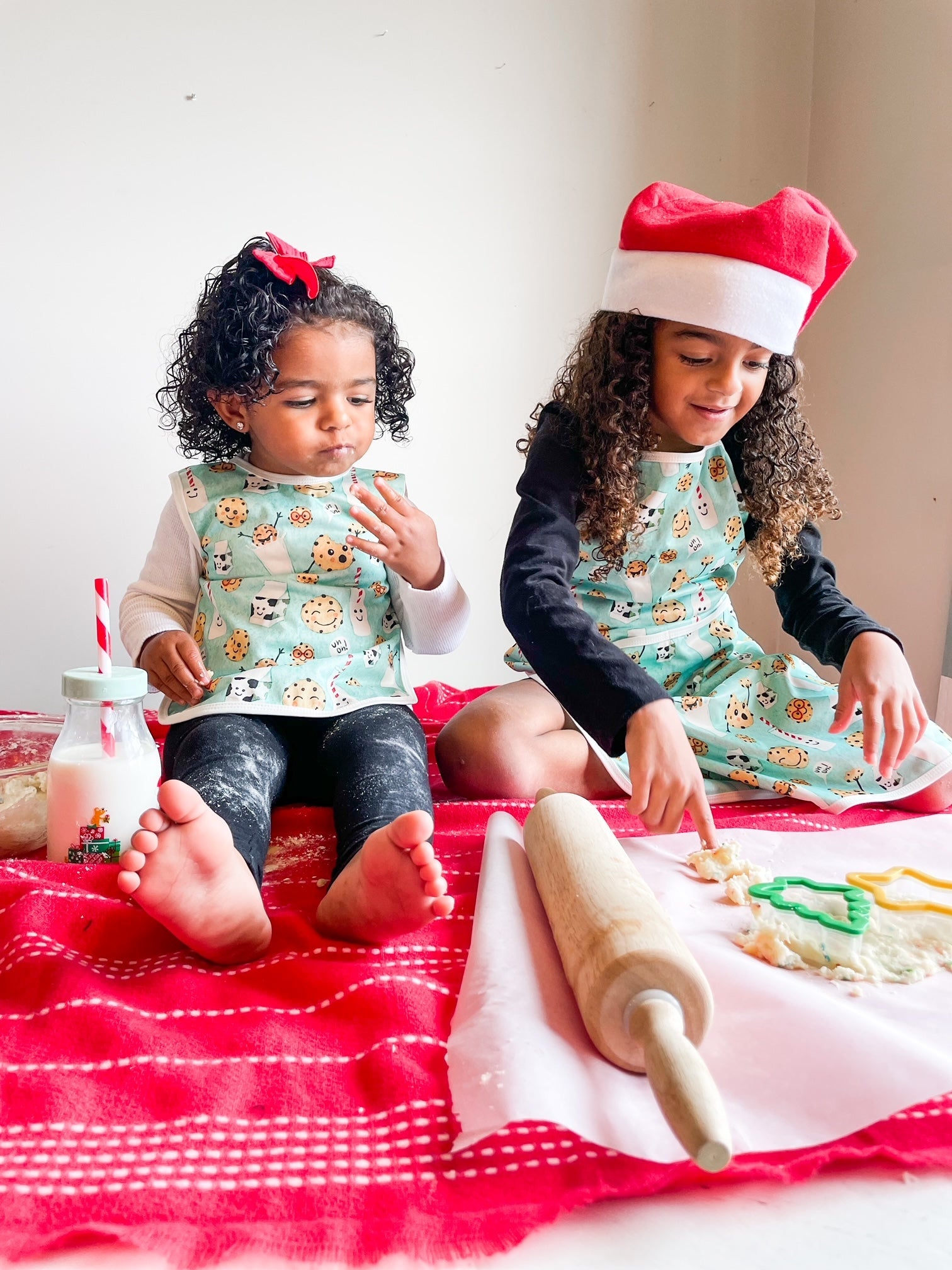 Cookies & Milk Apron - fits sizes youth small through adult 2XL BapronBaby