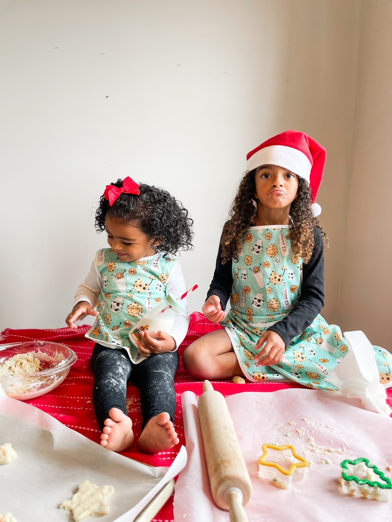 Cookies & Milk Apron - fits sizes youth small through adult 2XL BapronBaby