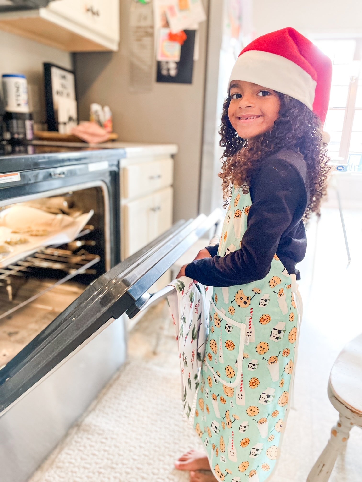 Cookies & Milk Apron - fits sizes youth small through adult 2XL BapronBaby