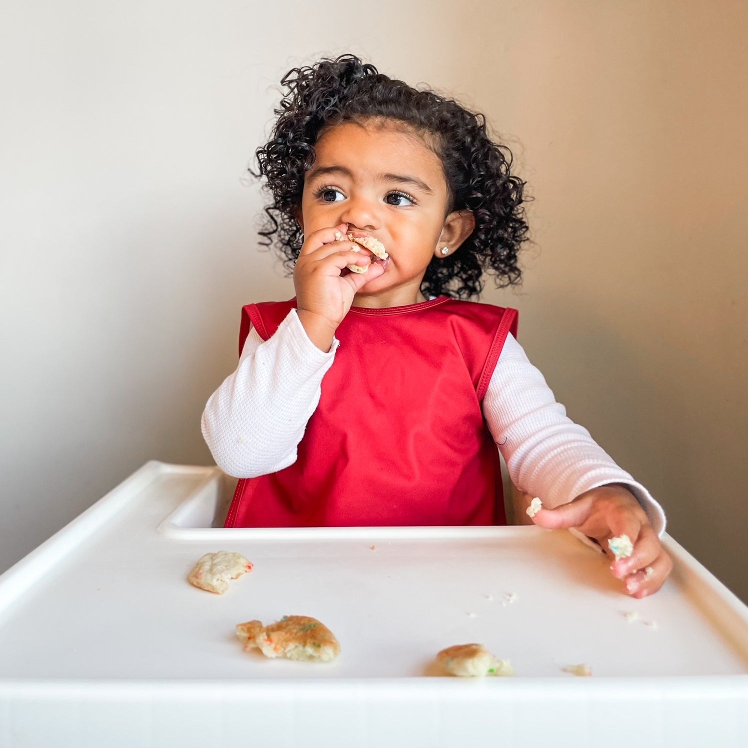 Solid Cranberry Minimalist Bapron BapronBaby