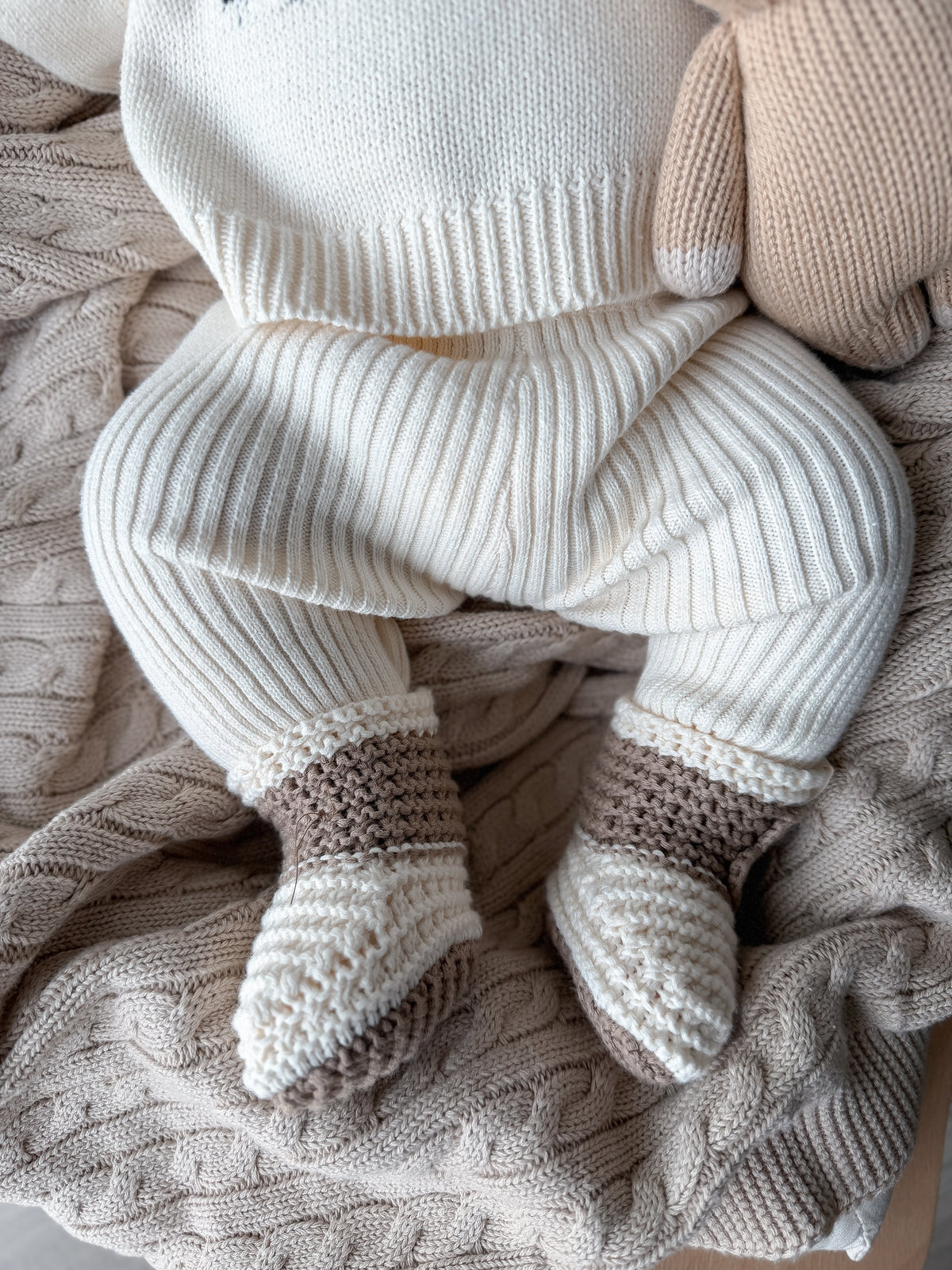 Giddy Up Booties - Cream