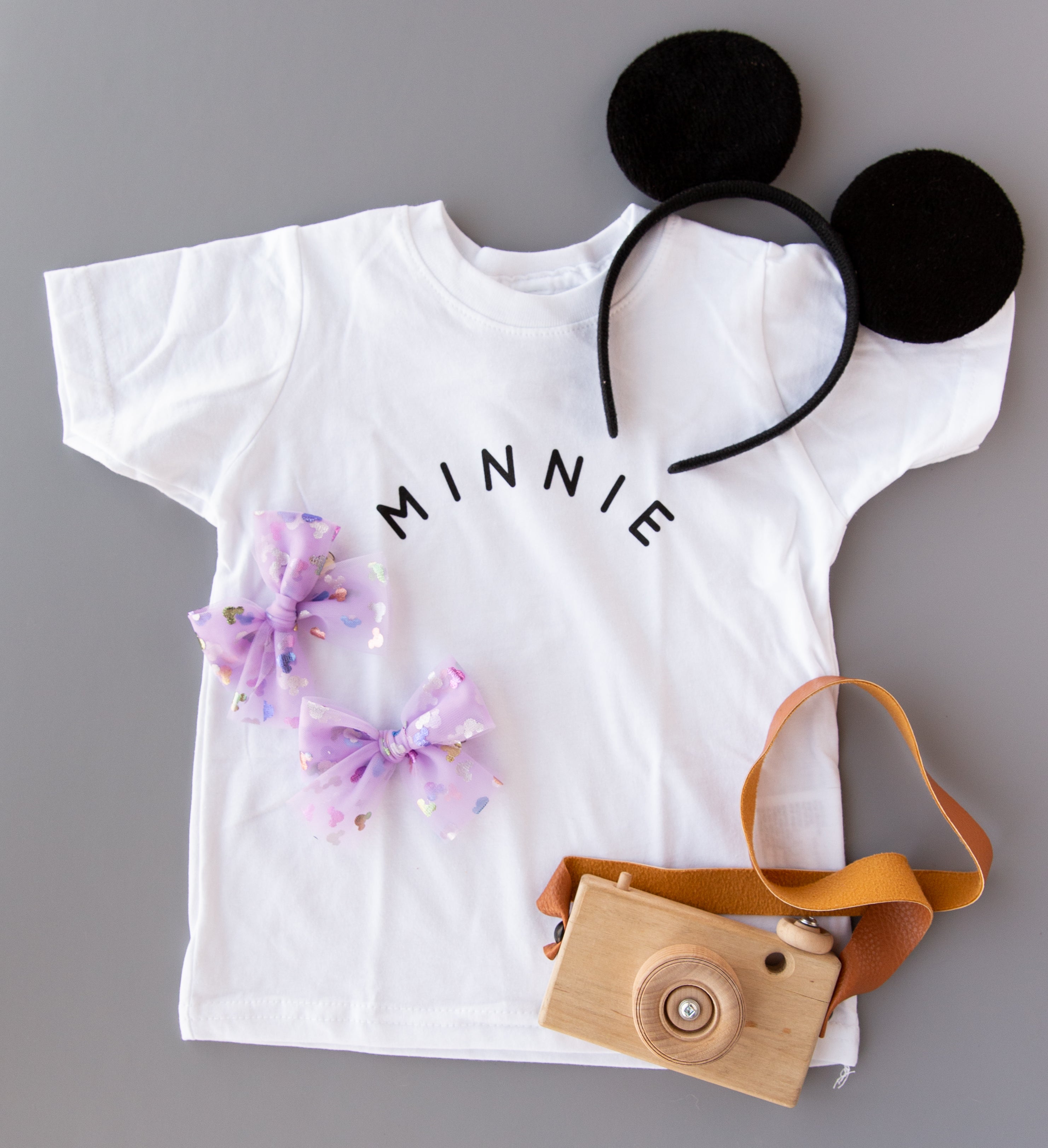 Bibbidi Bobbidi - Purple | Tulle Bow - Pigtail Set