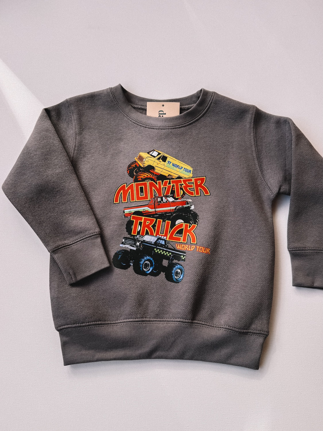 monster truck world tour crewneck