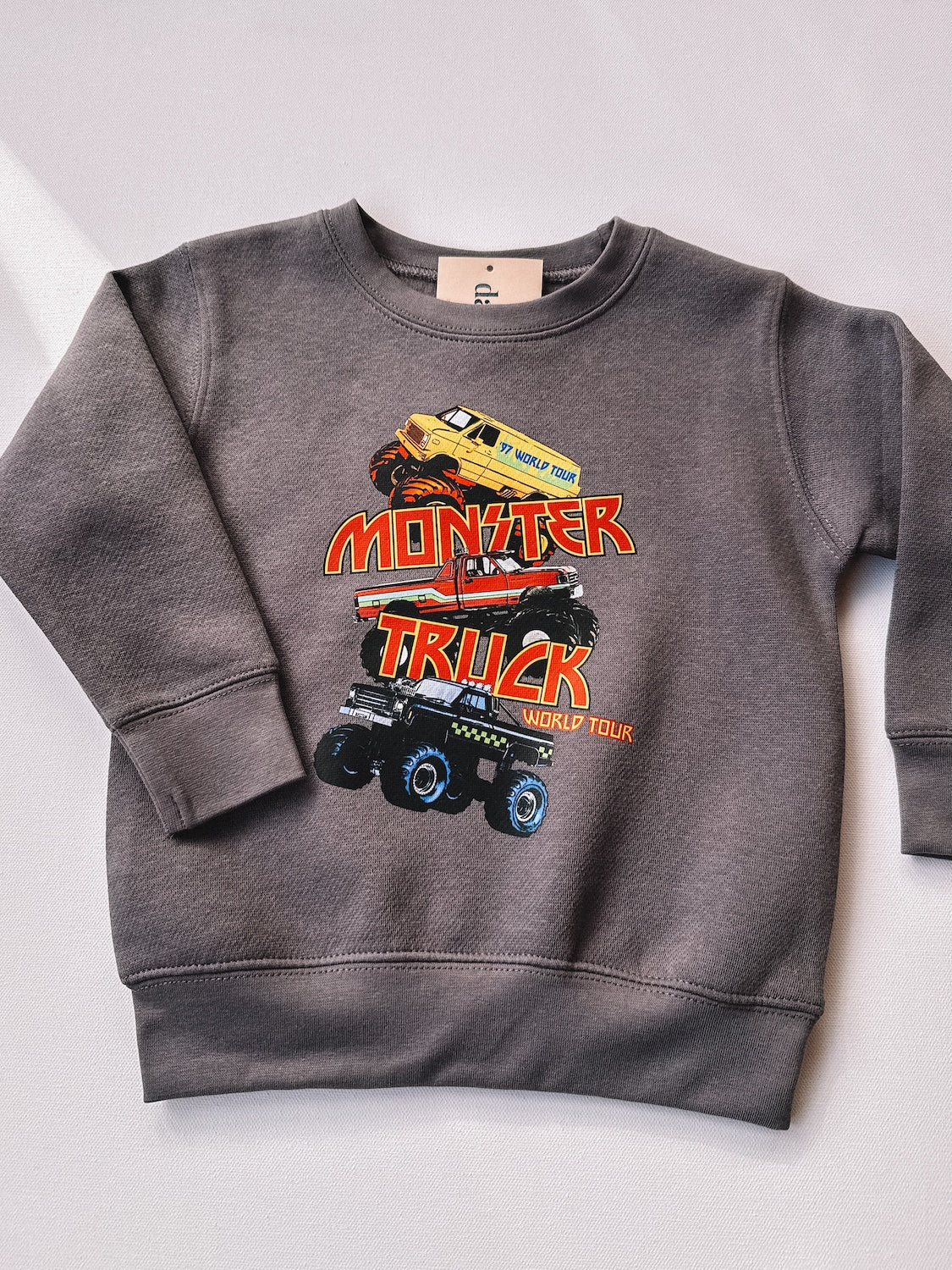monster truck world tour crewneck