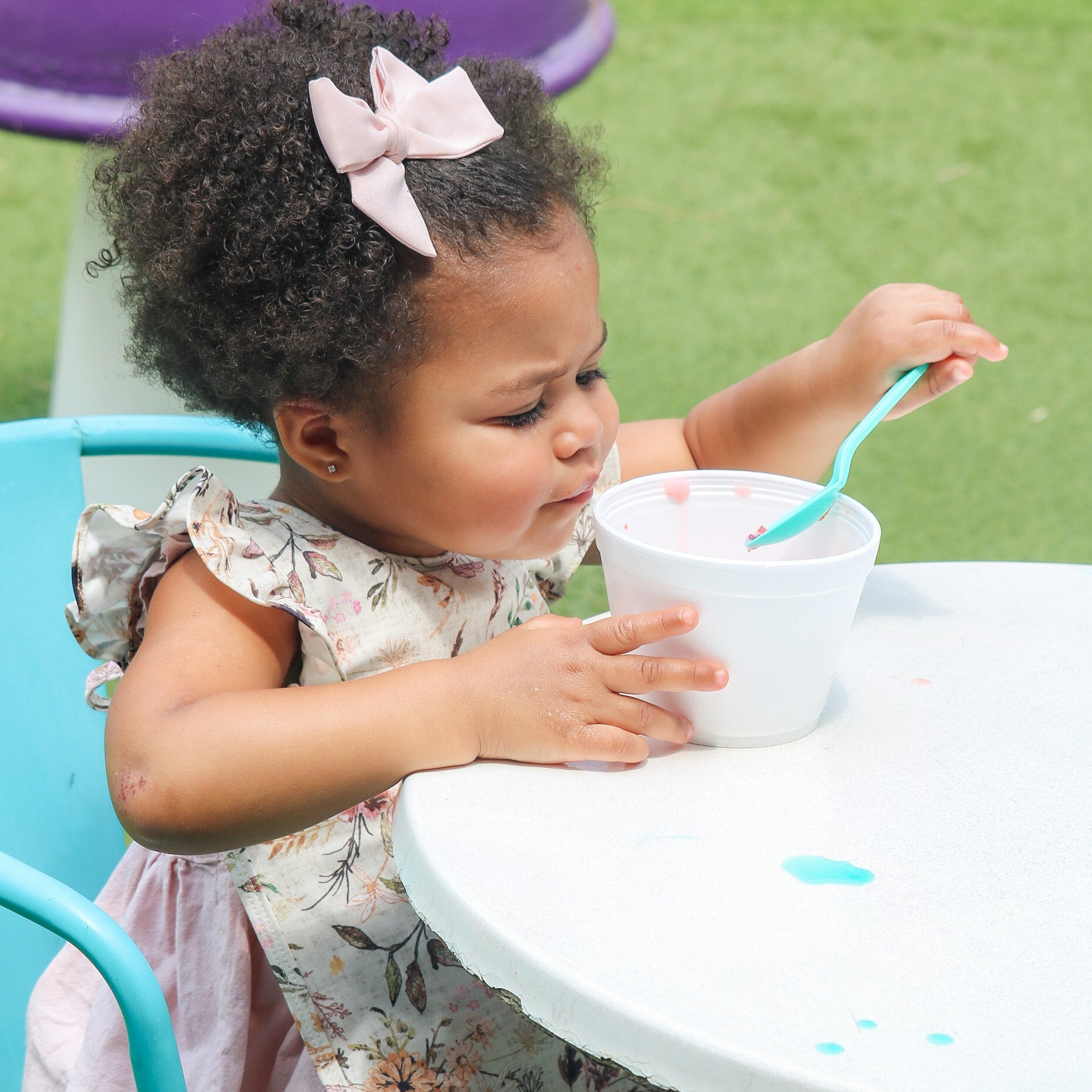 Delilah Floral Flutter Bapron BapronBaby