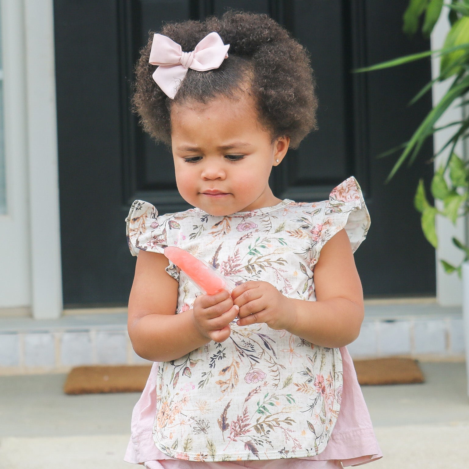 Delilah Floral Flutter Bapron BapronBaby