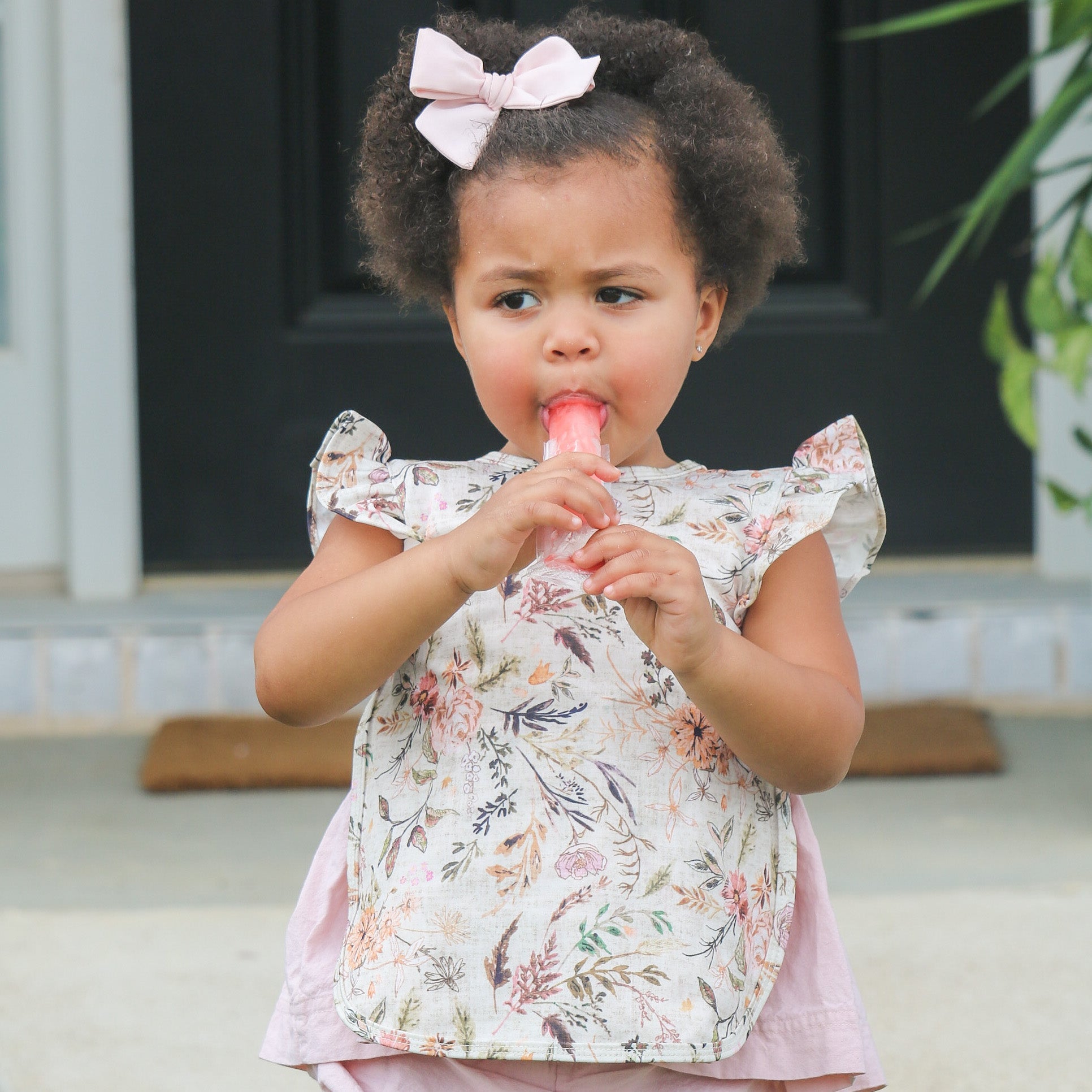Delilah Floral Flutter Bapron BapronBaby