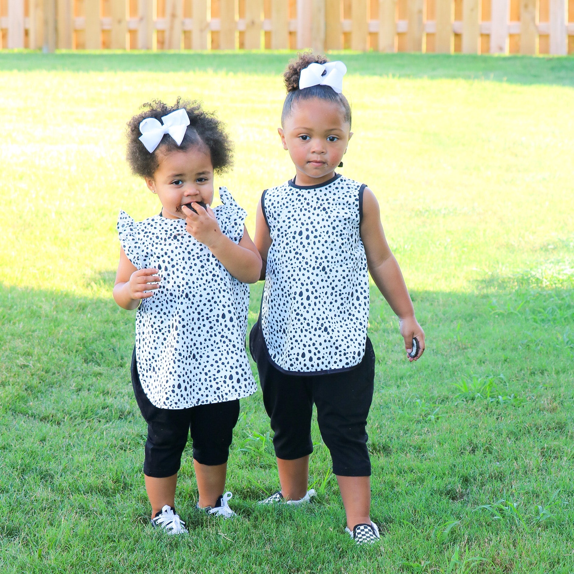 Organic Dot Flutter Bapron BapronBaby