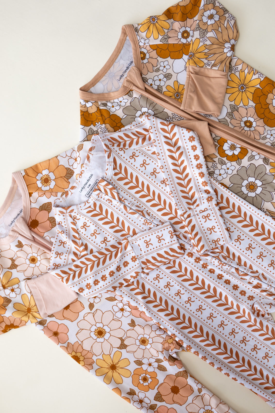 Bamboo Zip Romper | Sweet Blossom