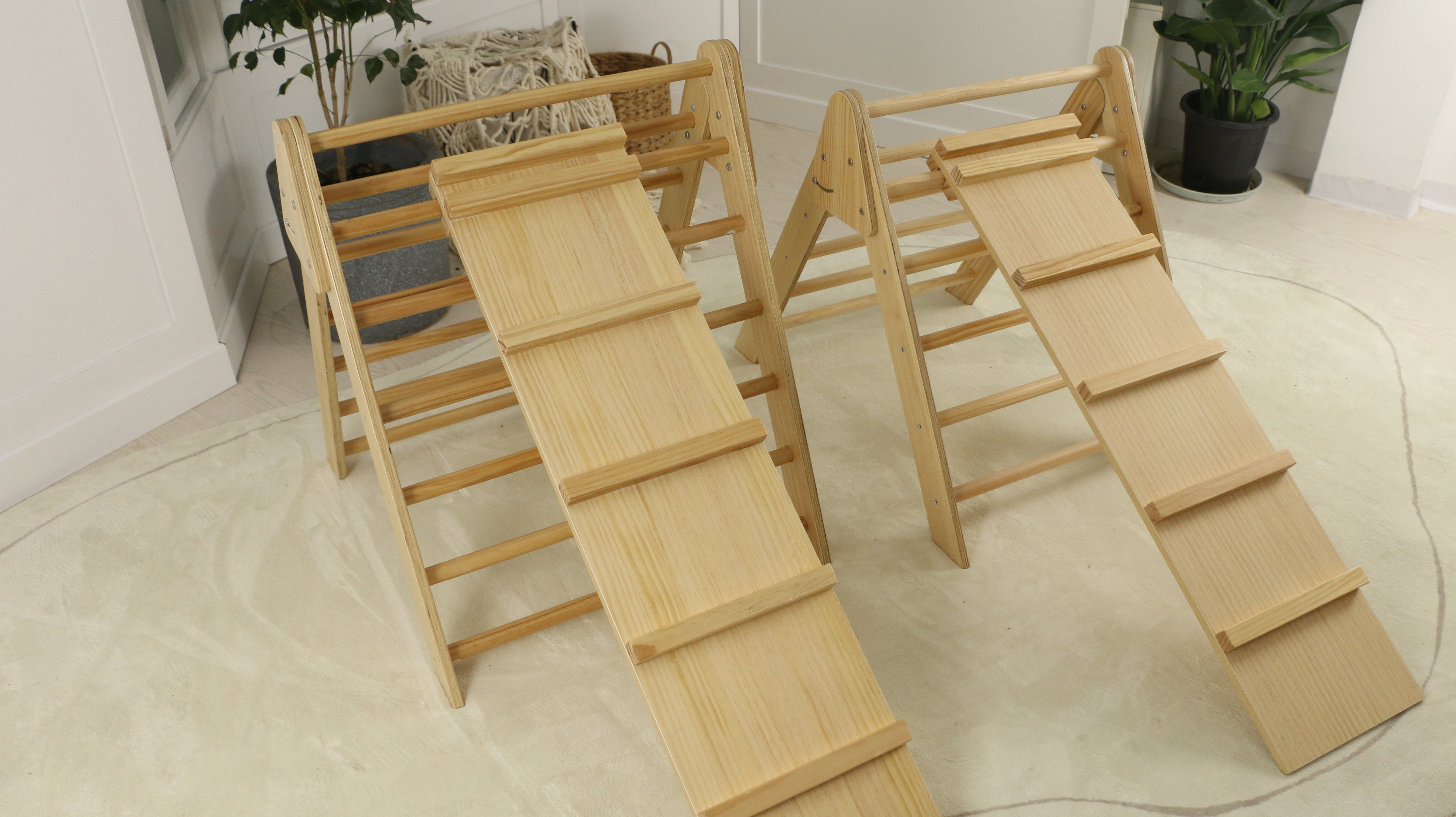 Olive- Pikler Triangle Ladder and Climber Slide - Multiple Sizes Indoor Avenlur.com