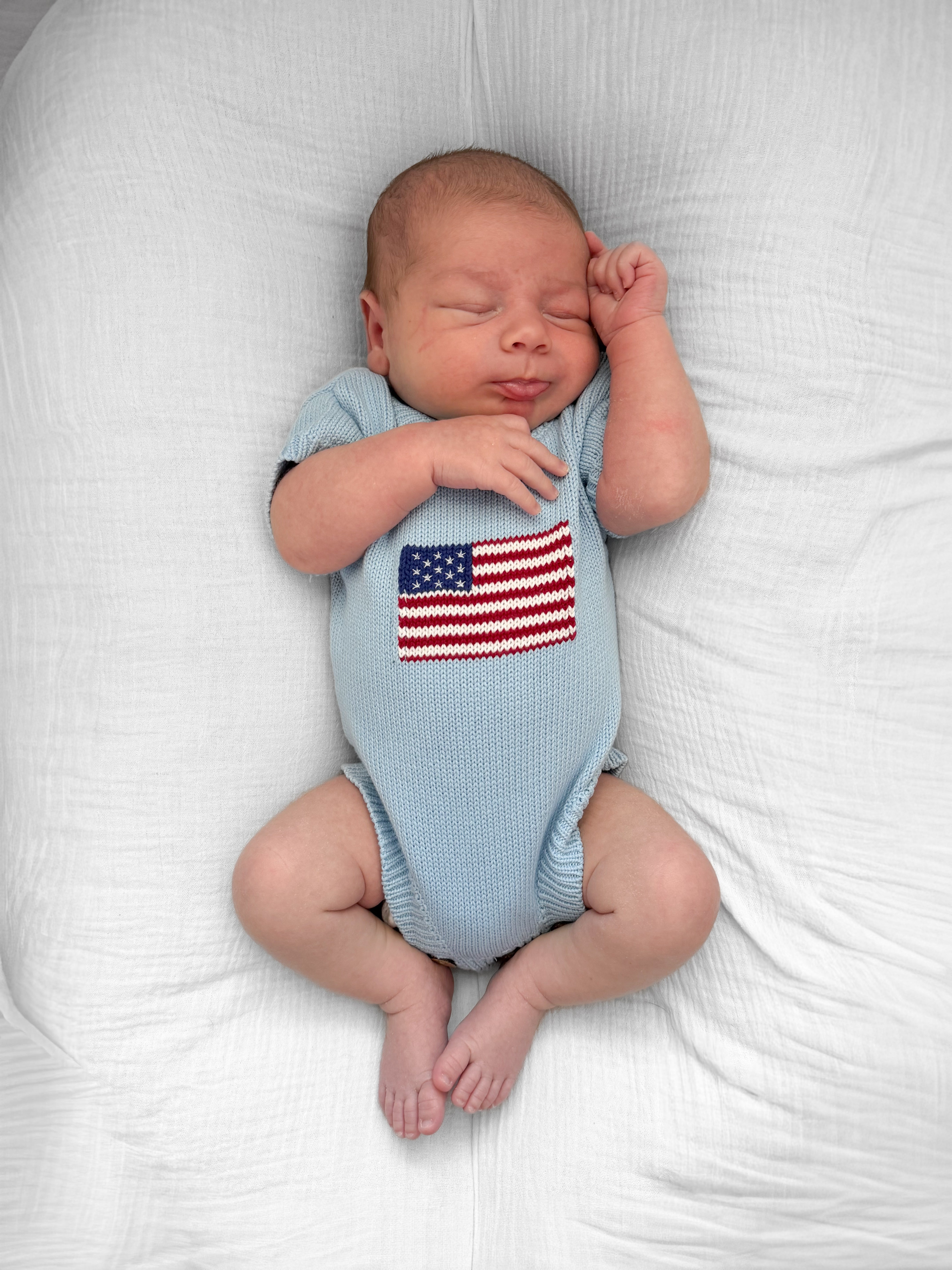 Americana Knit Romper