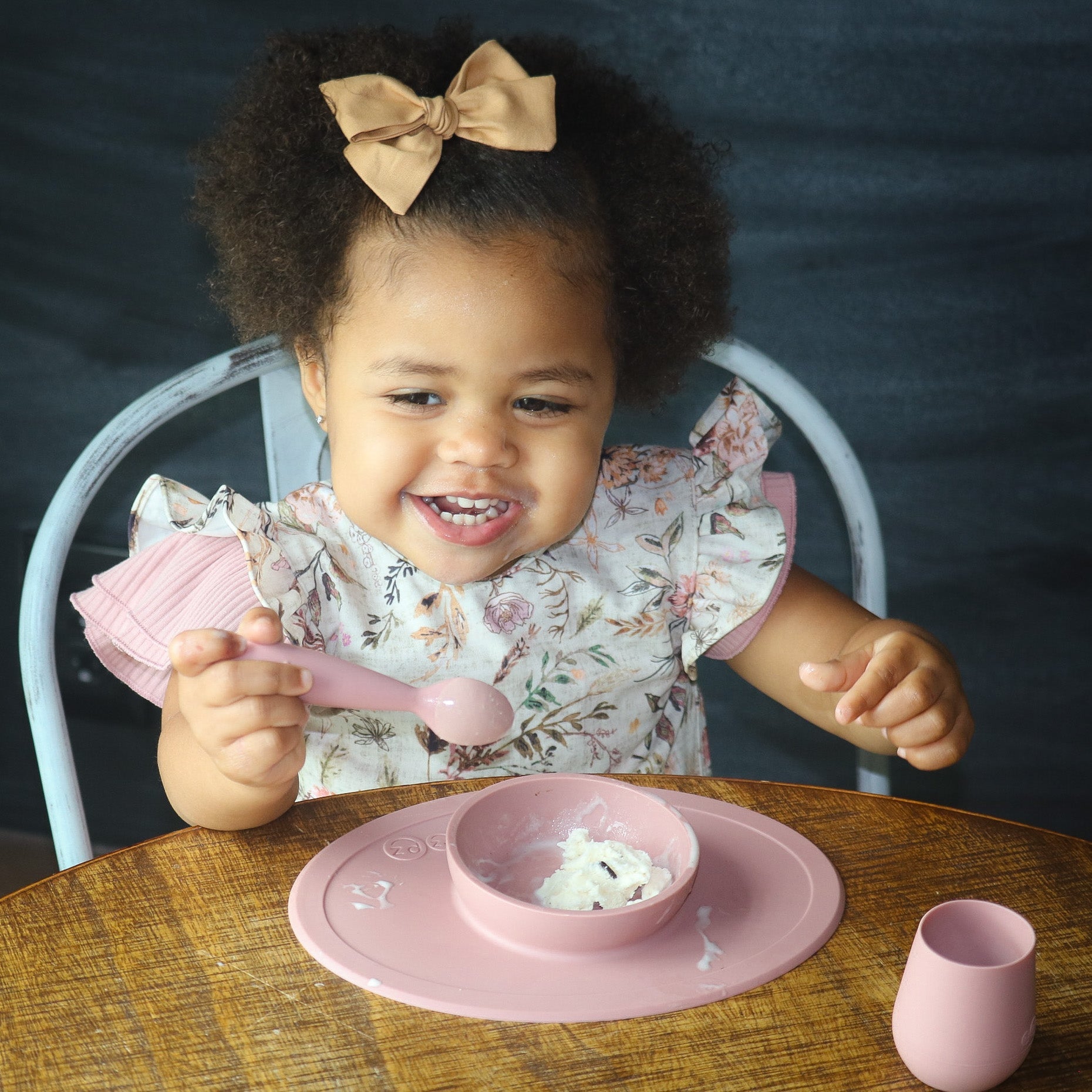 Delilah Floral Flutter Bapron BapronBaby