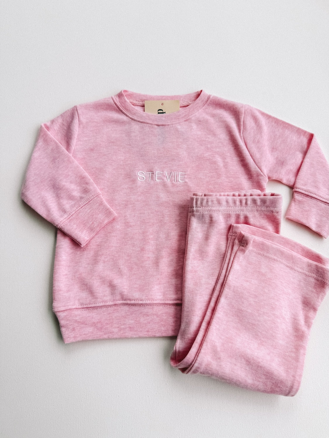 custom embroidered long sleeve flare set