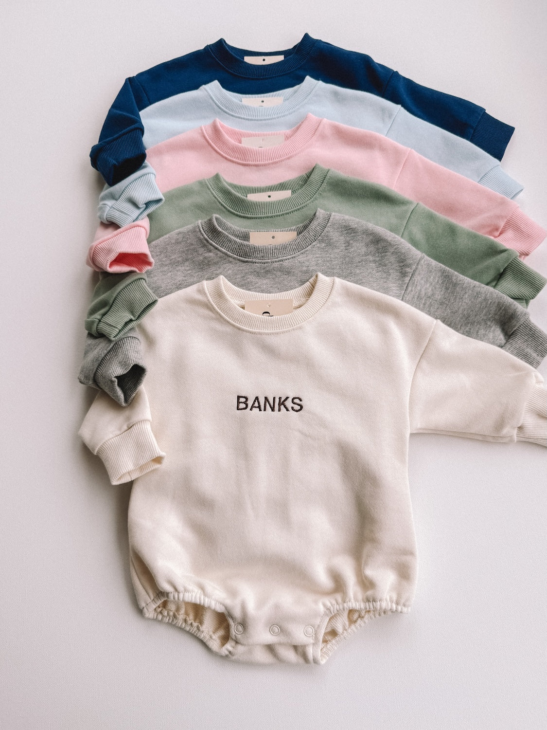 custom embroidered bubble romper