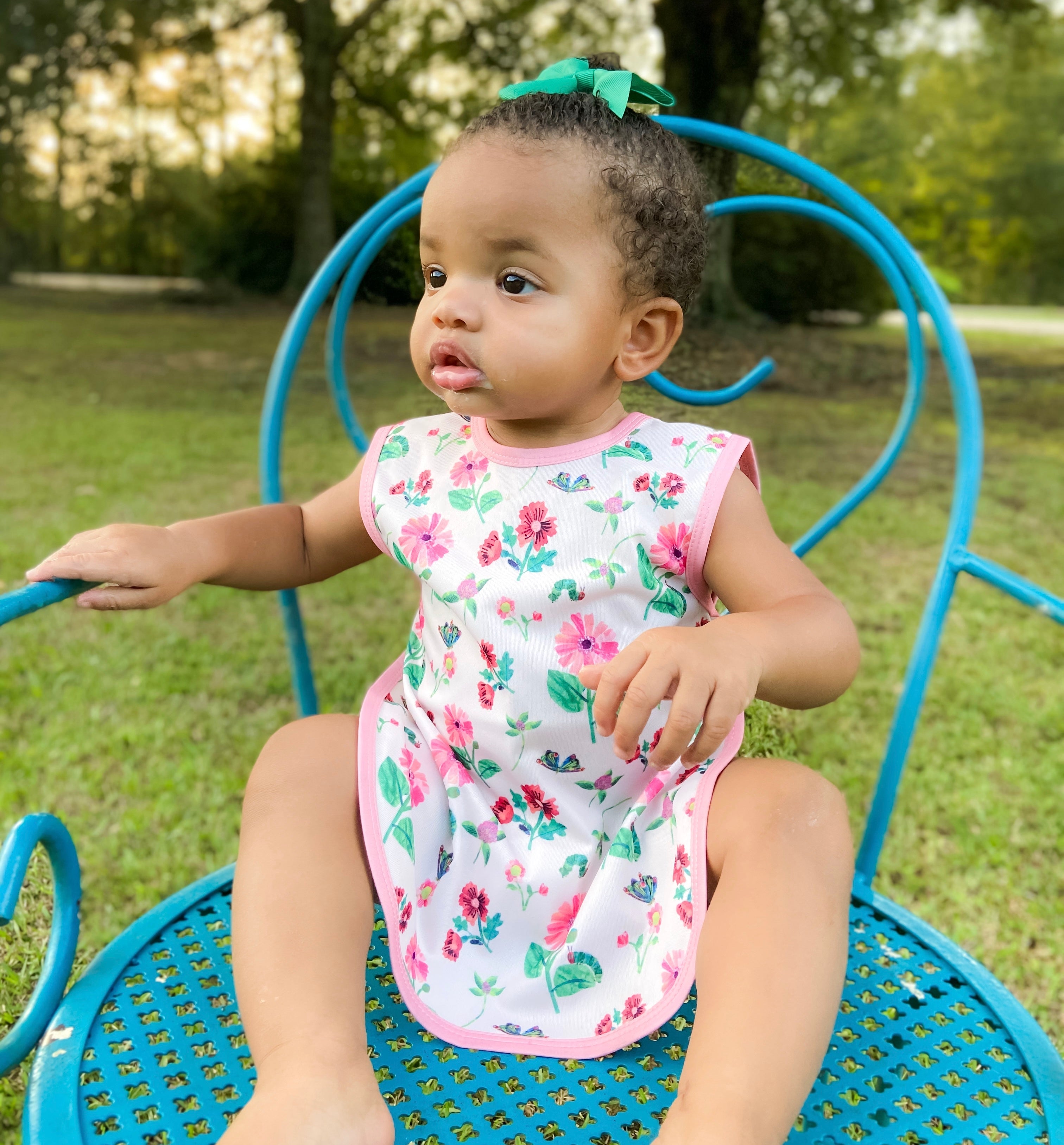 Pink Floral Caterpillar Bapron - from the World Of Eric Carle BapronBaby