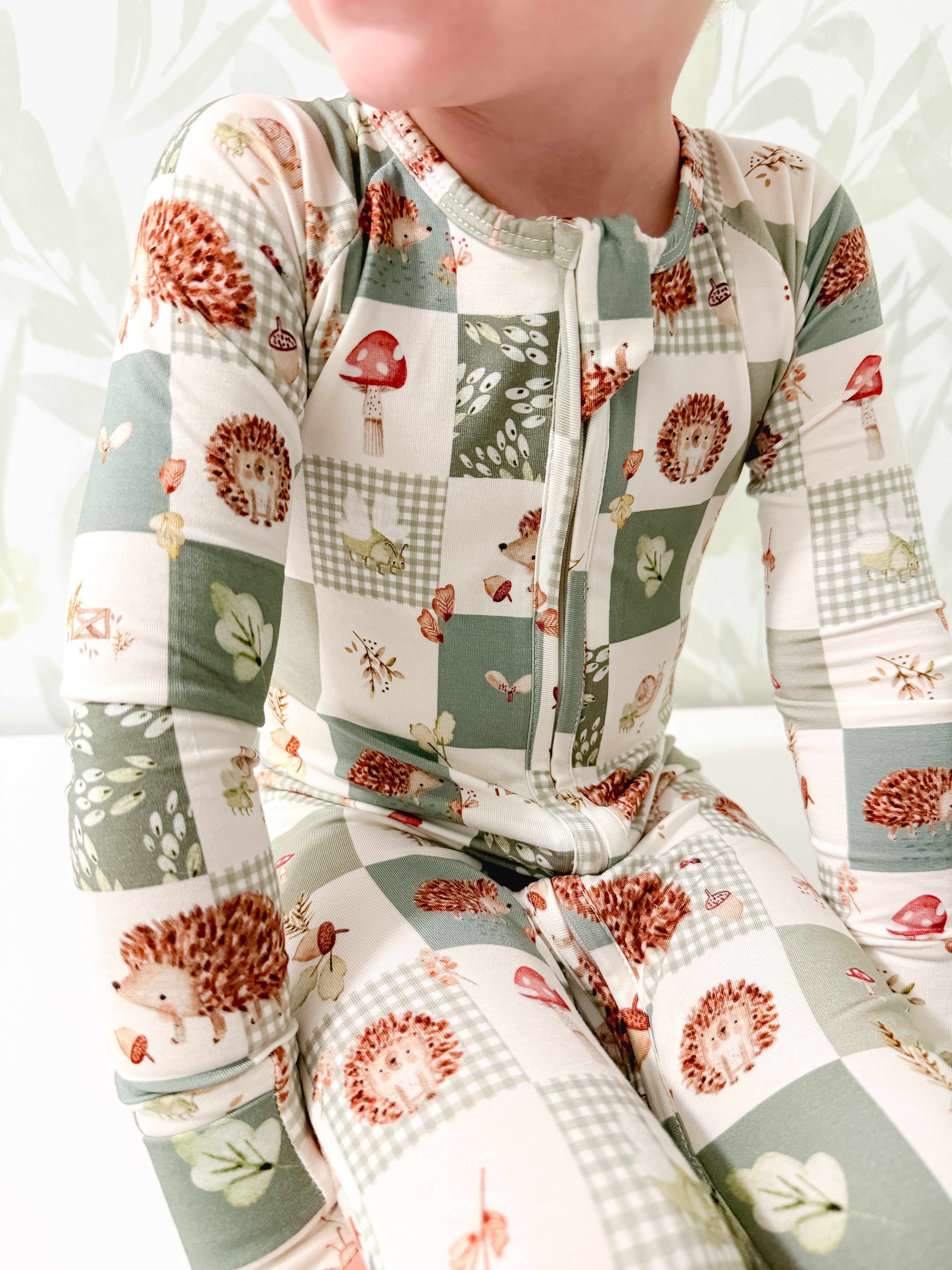Harvest Hedgehogs Bamboo Zippy Pajamas