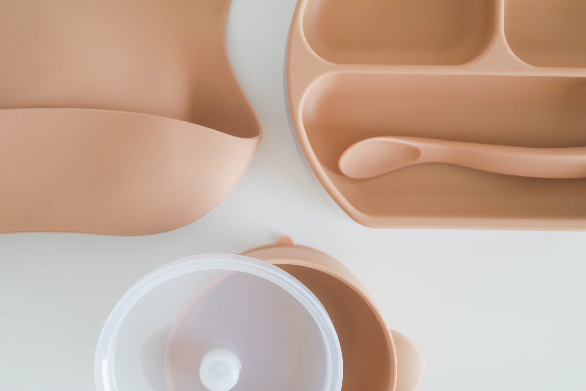 Peach Meal Set meal set The Saturday Baby