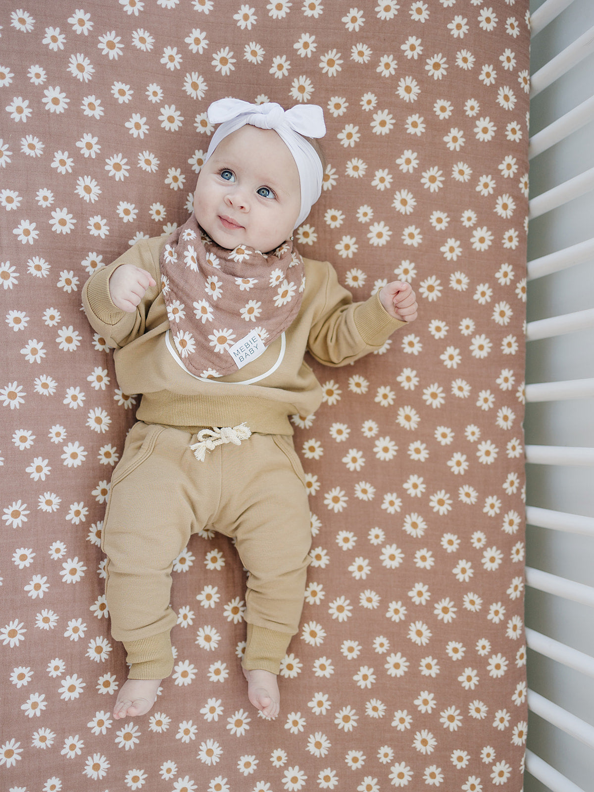 Daisy Dream Muslin Bib Mebie Baby