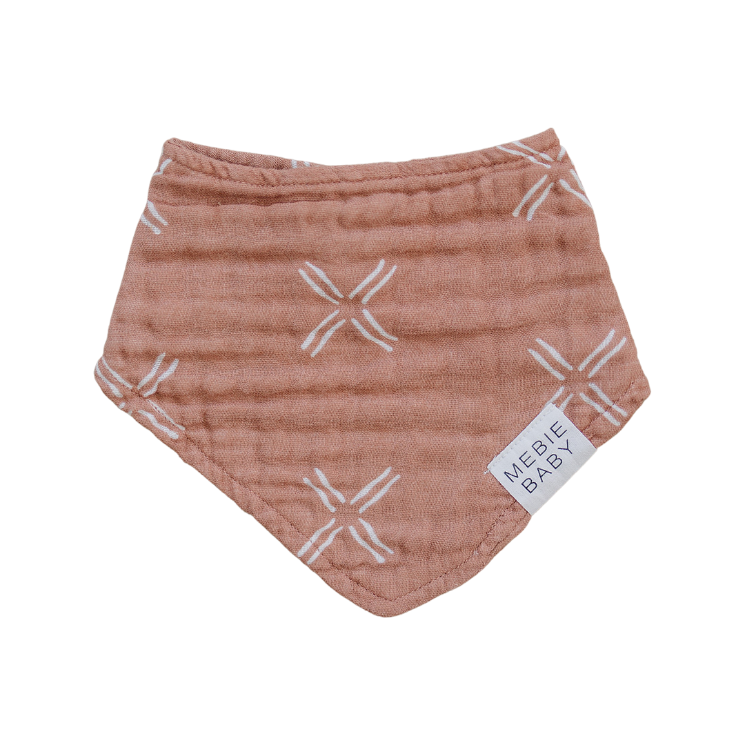 Just Peachy Muslin Bib Mebie Baby