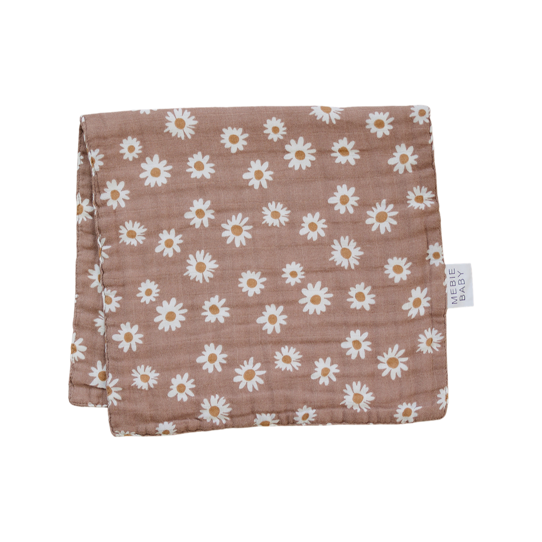 Daisy Dream Muslin Burp Cloth Mebie Baby