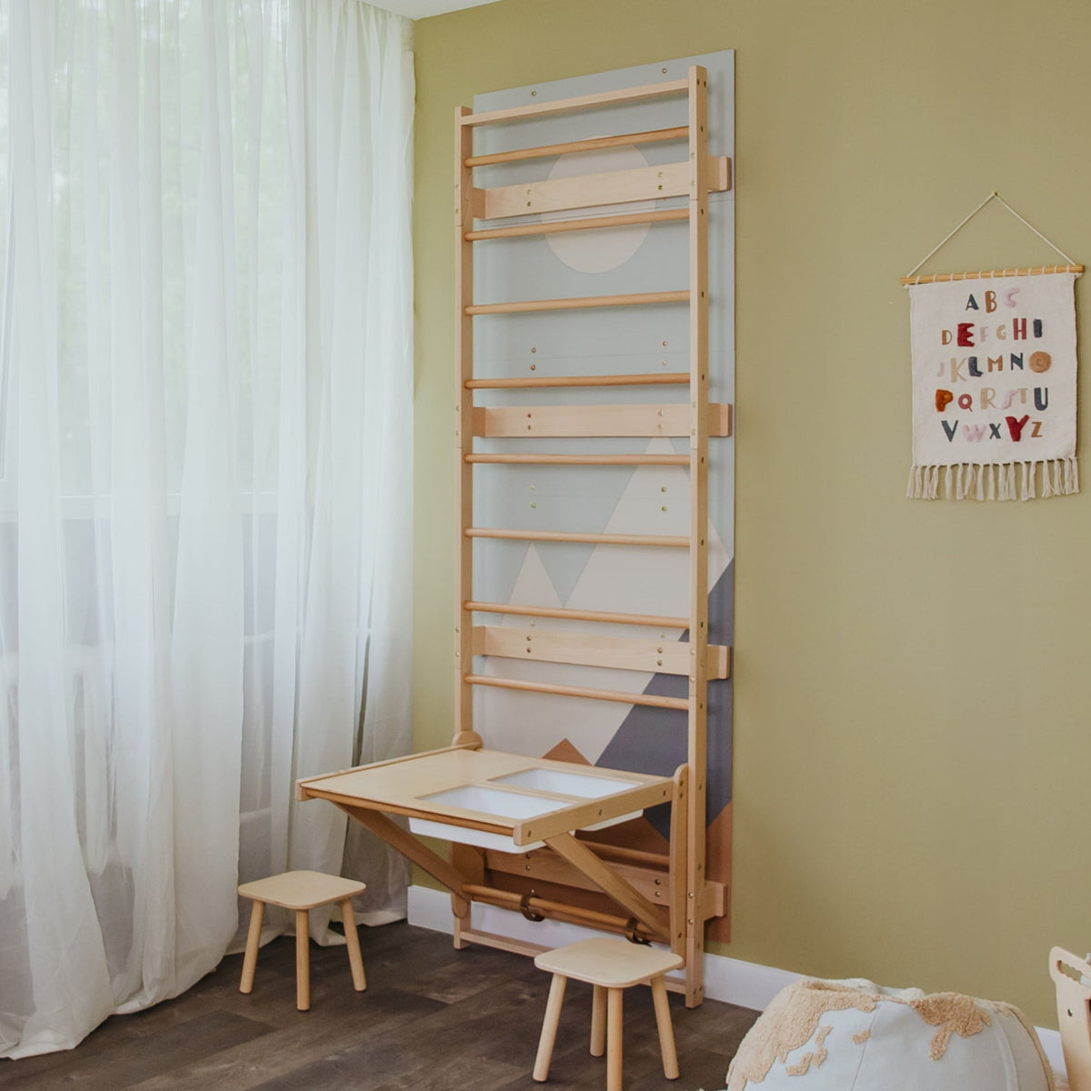 Swedish Ladder Wall Set “Mountain”