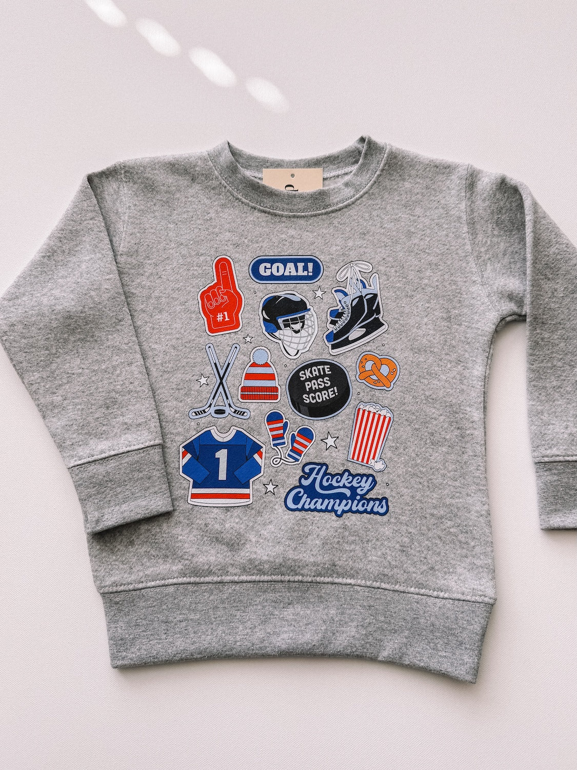 hockey fleece crewneck