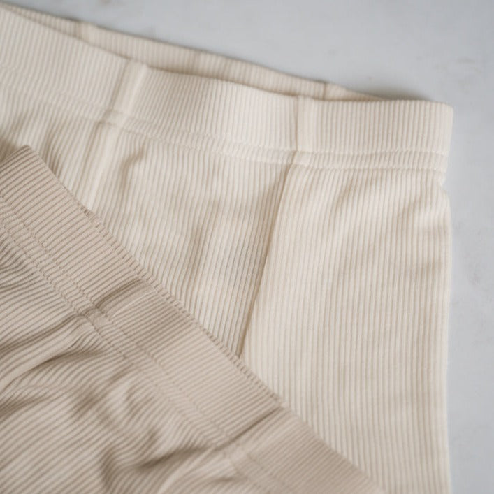 Ribbed Modal Pants - Single Seam