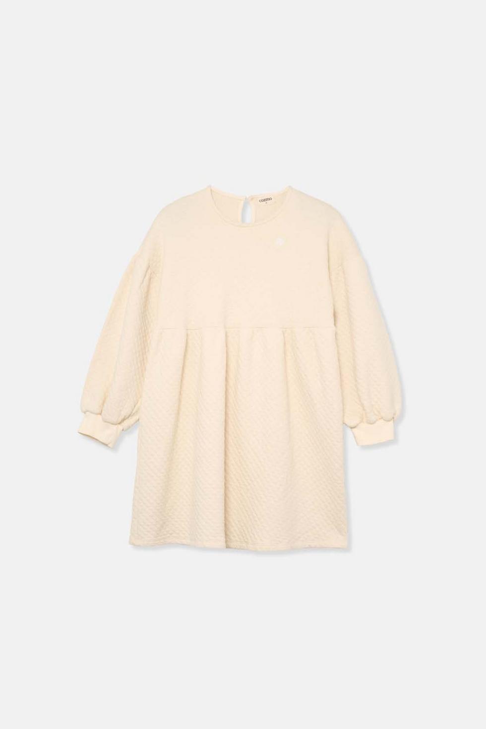 Quilted dress - Ivory