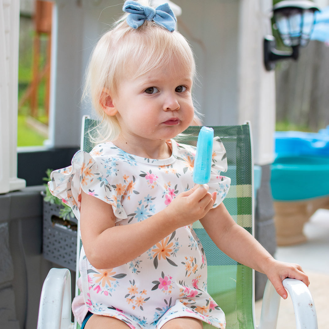 Pastel Floral Flutter Bapron BapronBaby