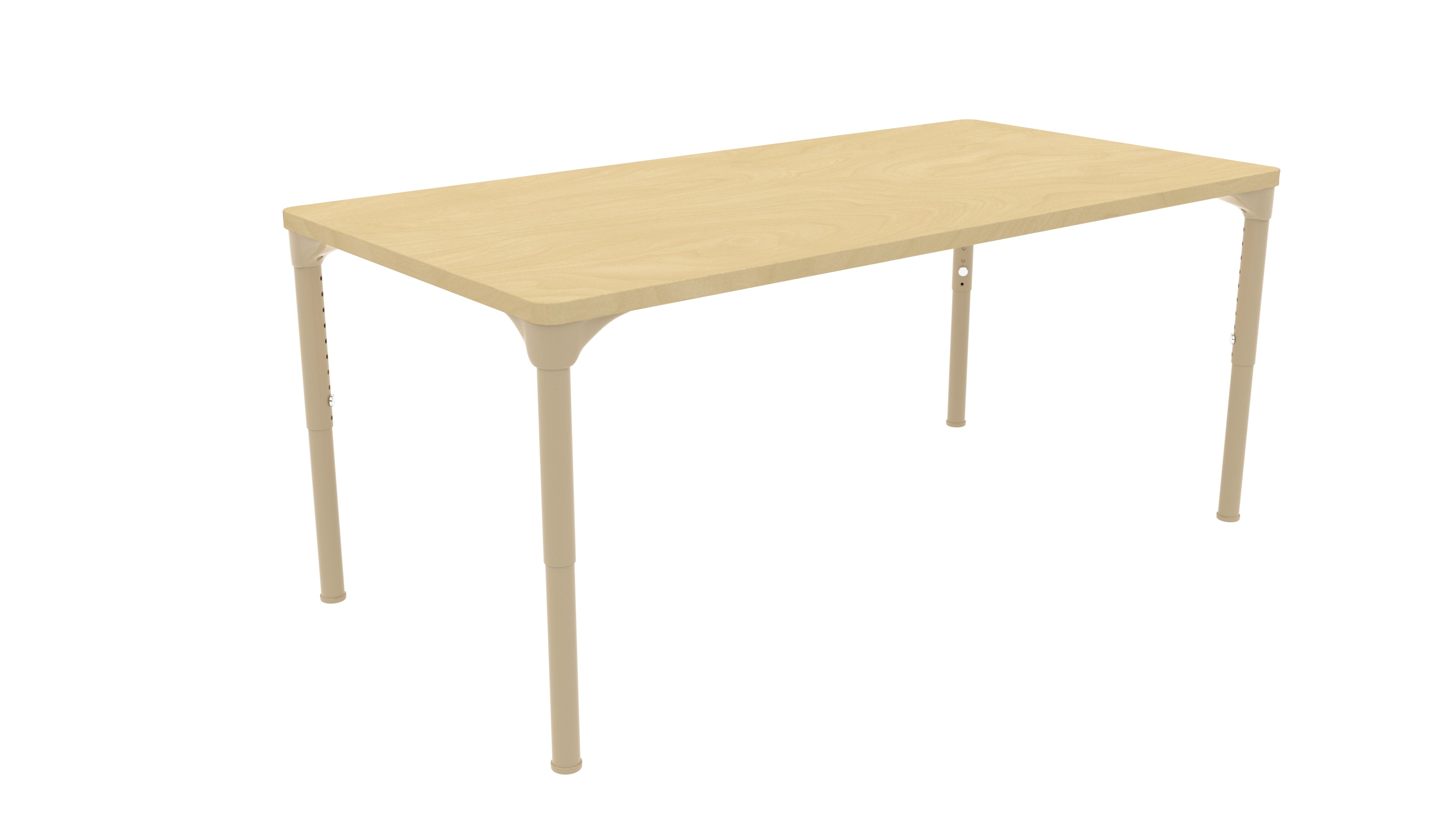 Rectangular Adjustable Kids Classroom Table – 17" to 25" Height | Durable Activity Table for School & Home