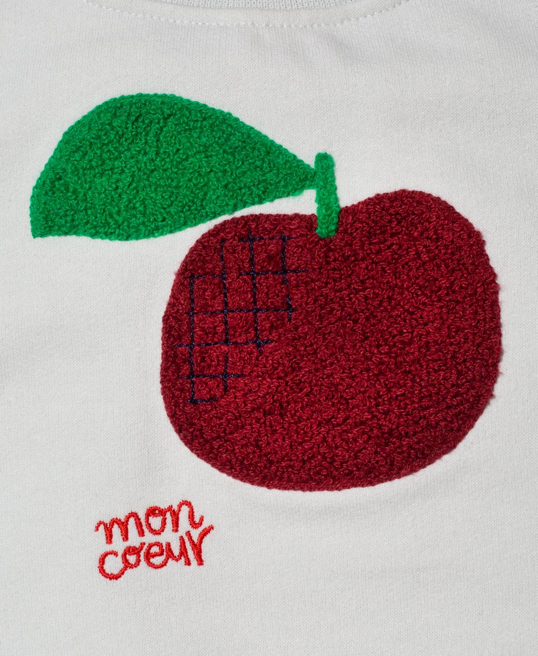 Recycled Cotton Apple Baby Sweatshirt - Sky Blue