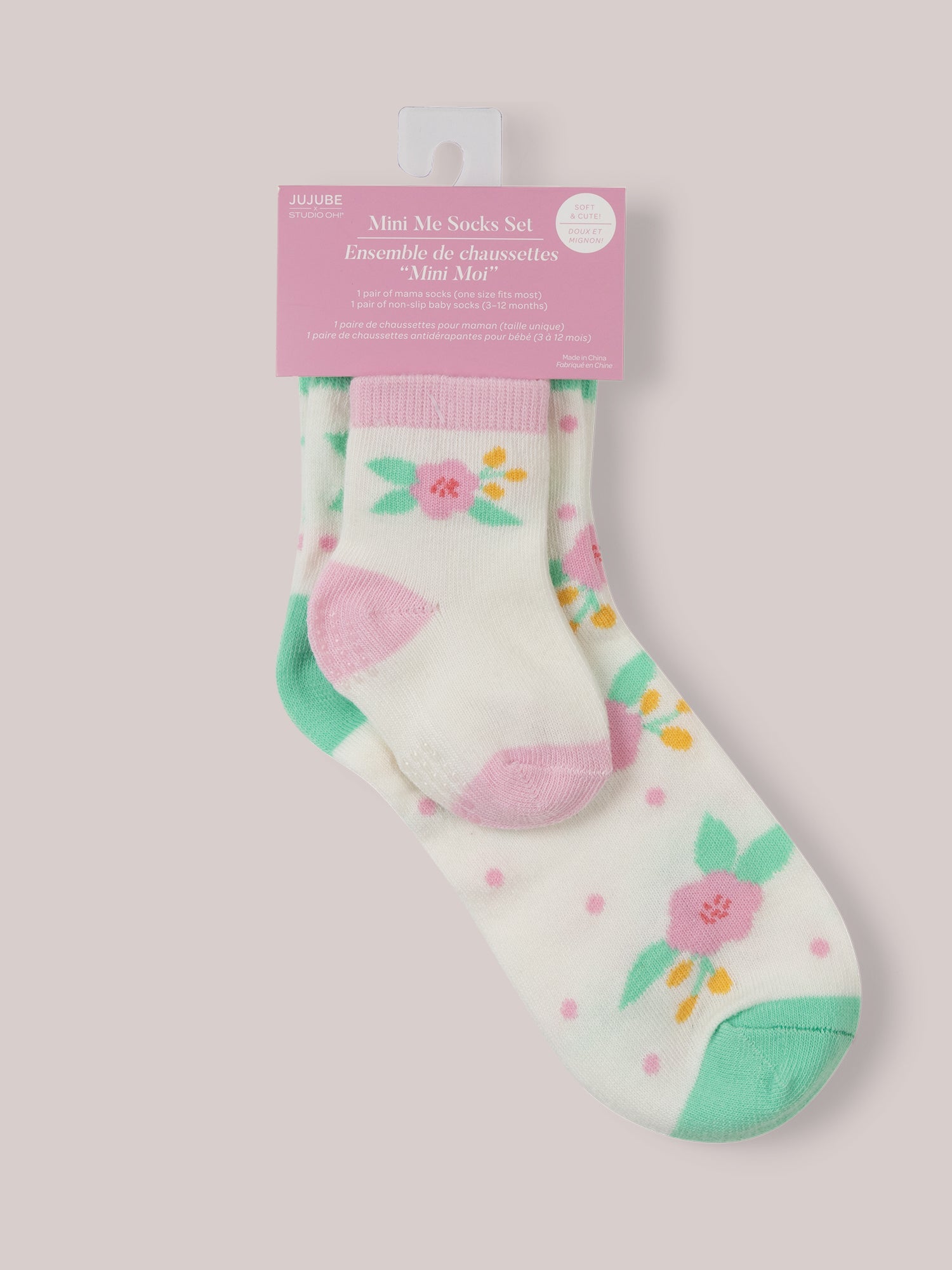 Mama & Me Matching Socks Set - Sweet Daisy