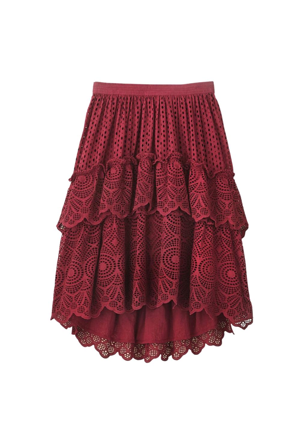 Michelle Skirt - Cranberry