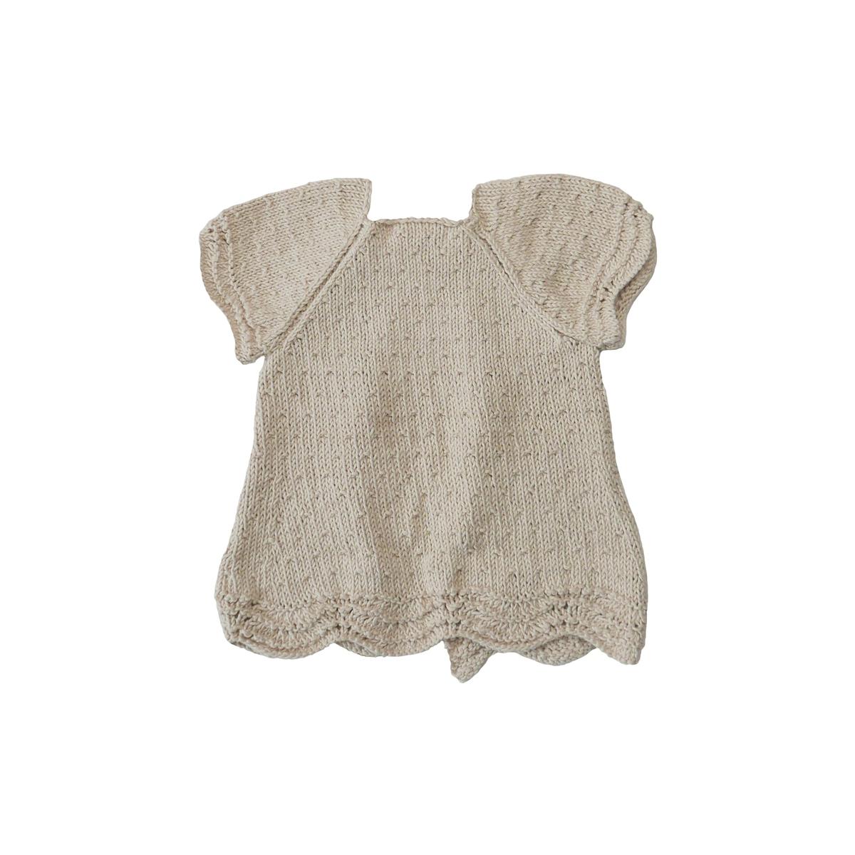 Noa Cardigan (Hand-knitted) - Sand