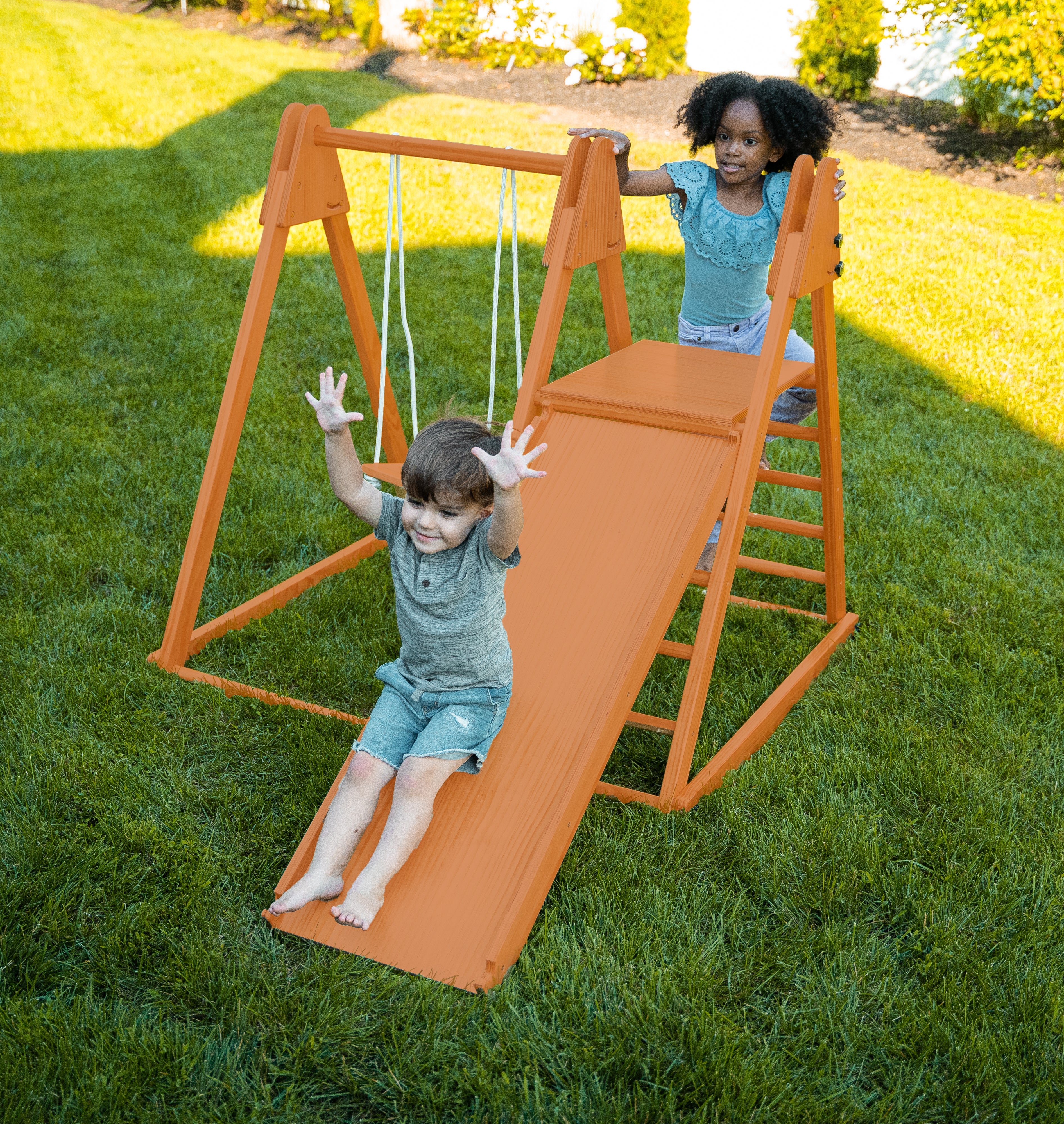 Juniper - Real Wood Folding Playset Indoor Avenlur.com