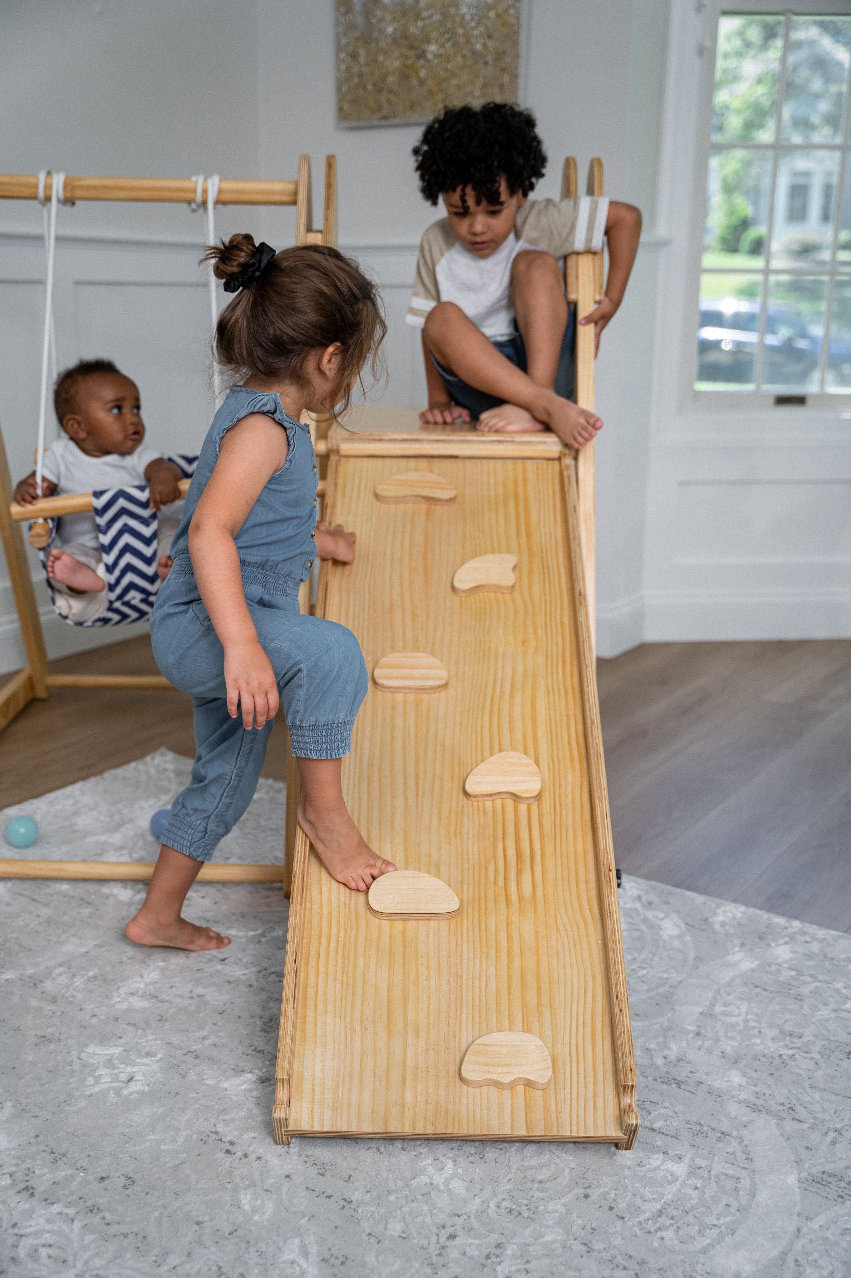 Juniper - Real Wood Folding Playset Indoor Avenlur.com