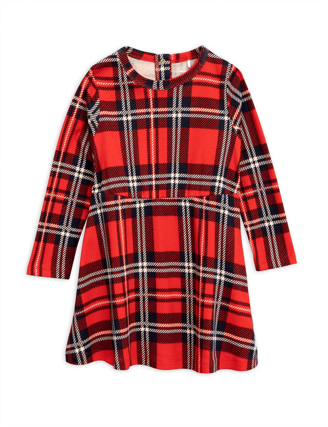 Check Dress - Red