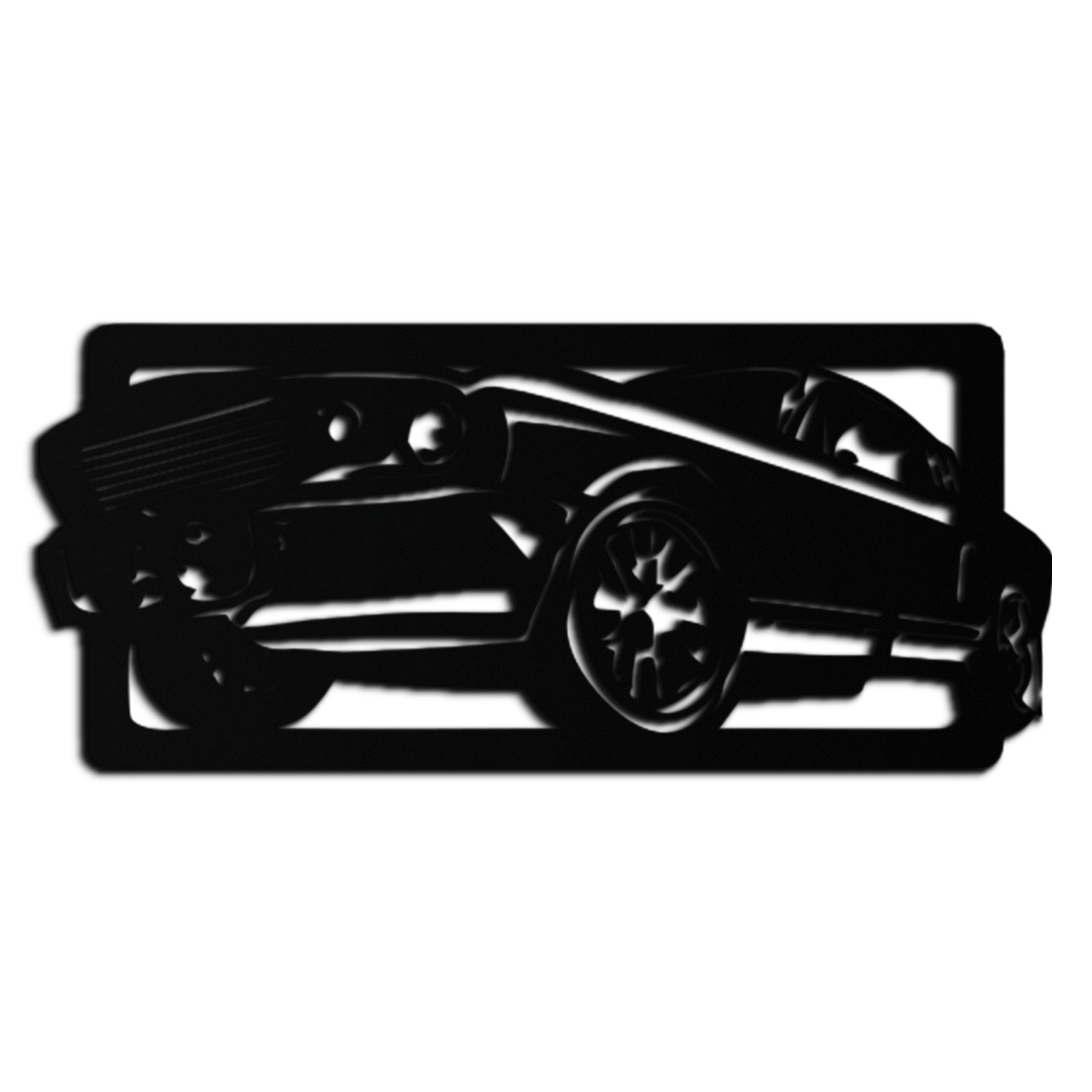 Classic Muscle Car Metal Wall Art - Vintage Automotive Decor - KAF061